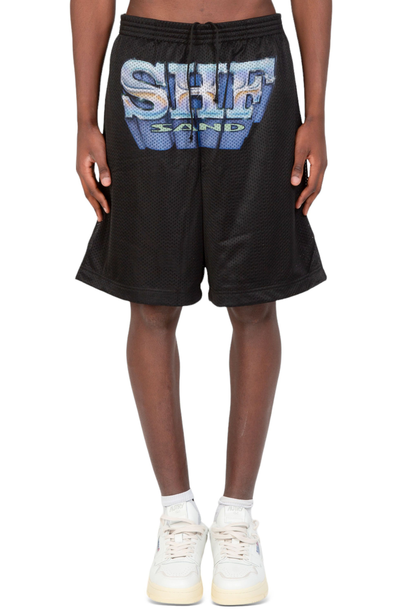 SHF Sand Mesh Shorts NERO