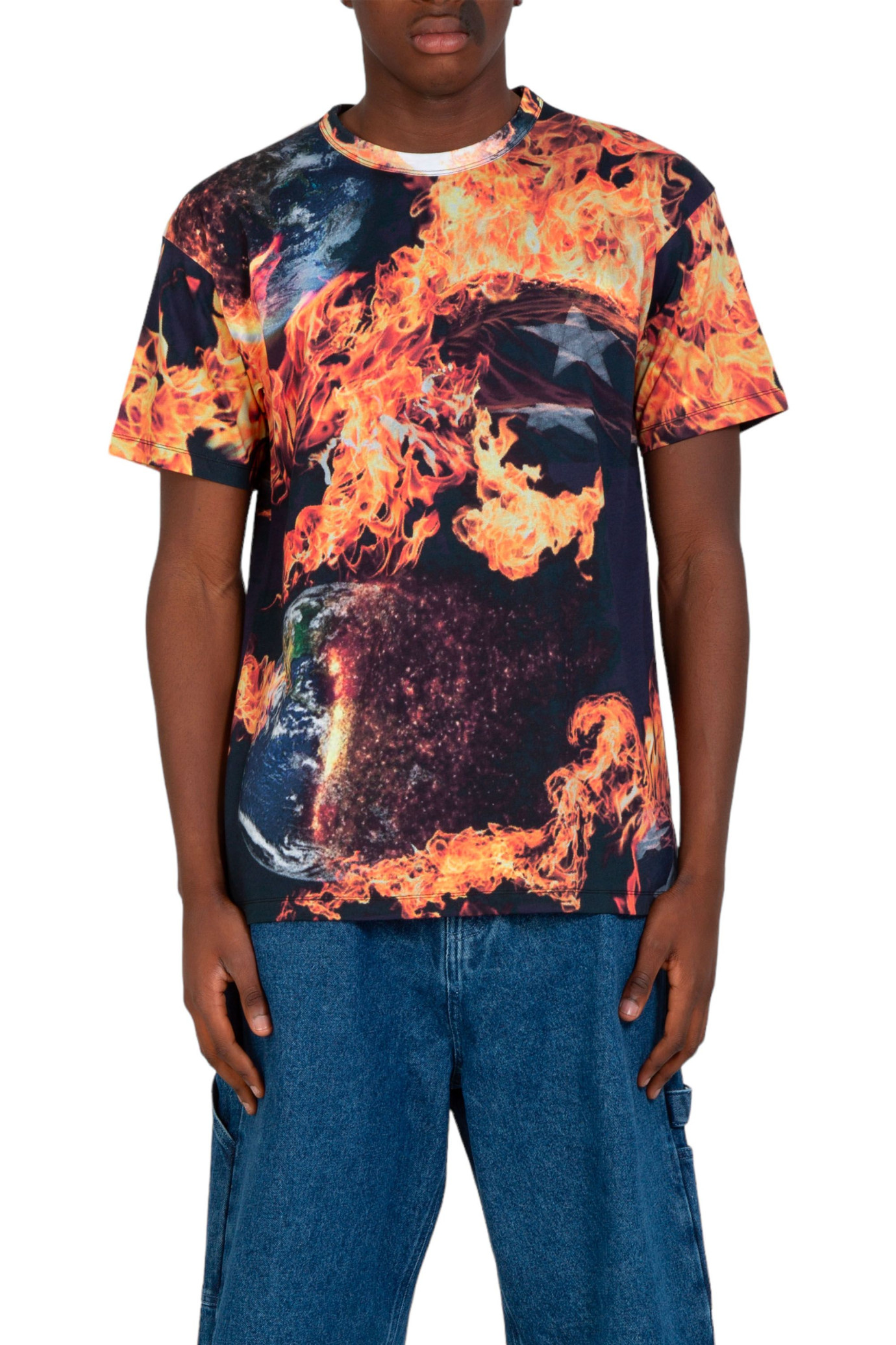 World Is Burning Tee MULTI