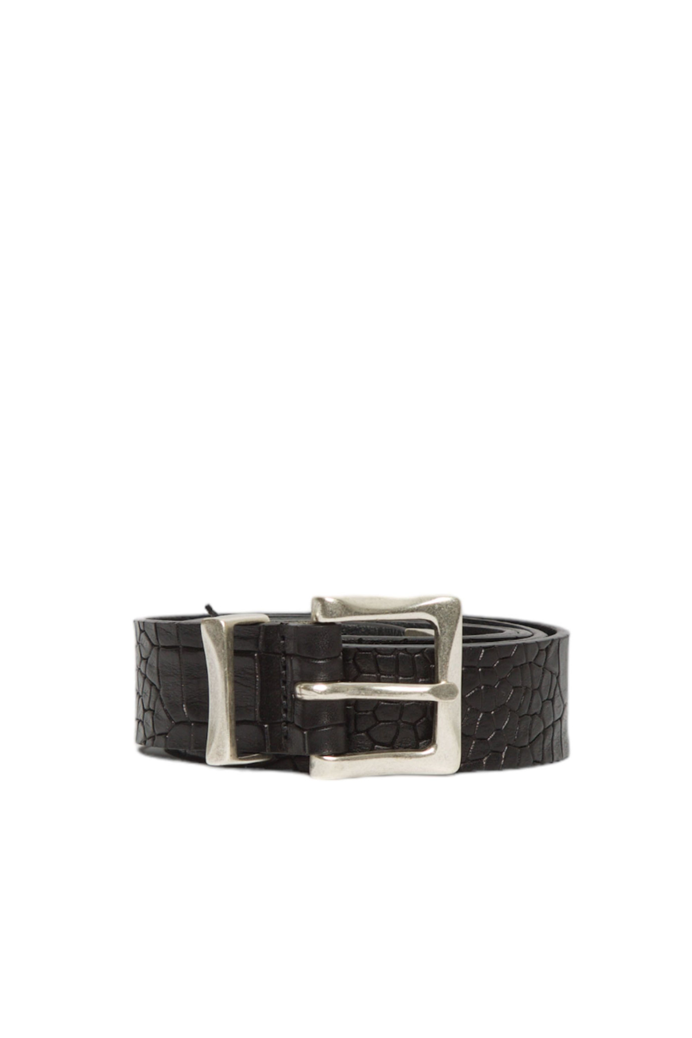 Croc Old Print Belt NERO