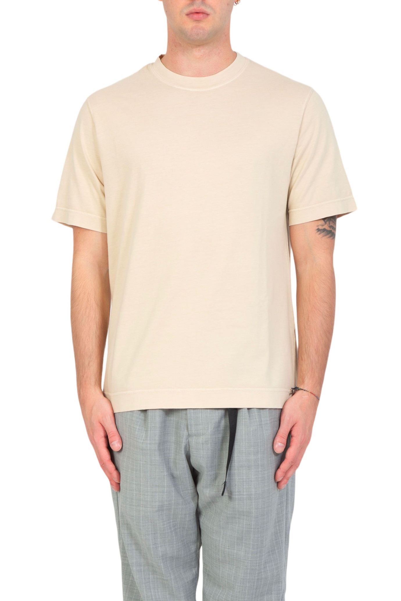 Garment Dyed Jersey Tee BEIGE