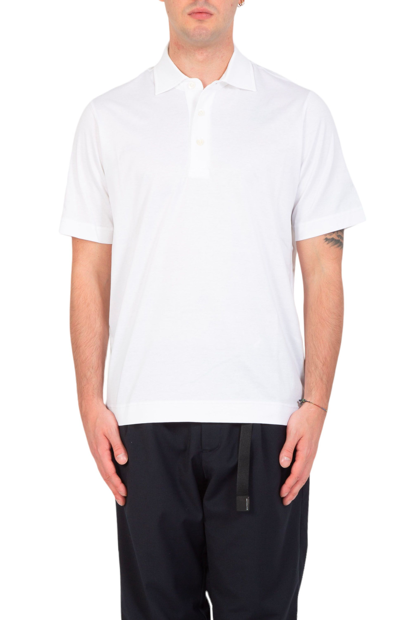 Filo Scozia Polo Shirt BIANCO