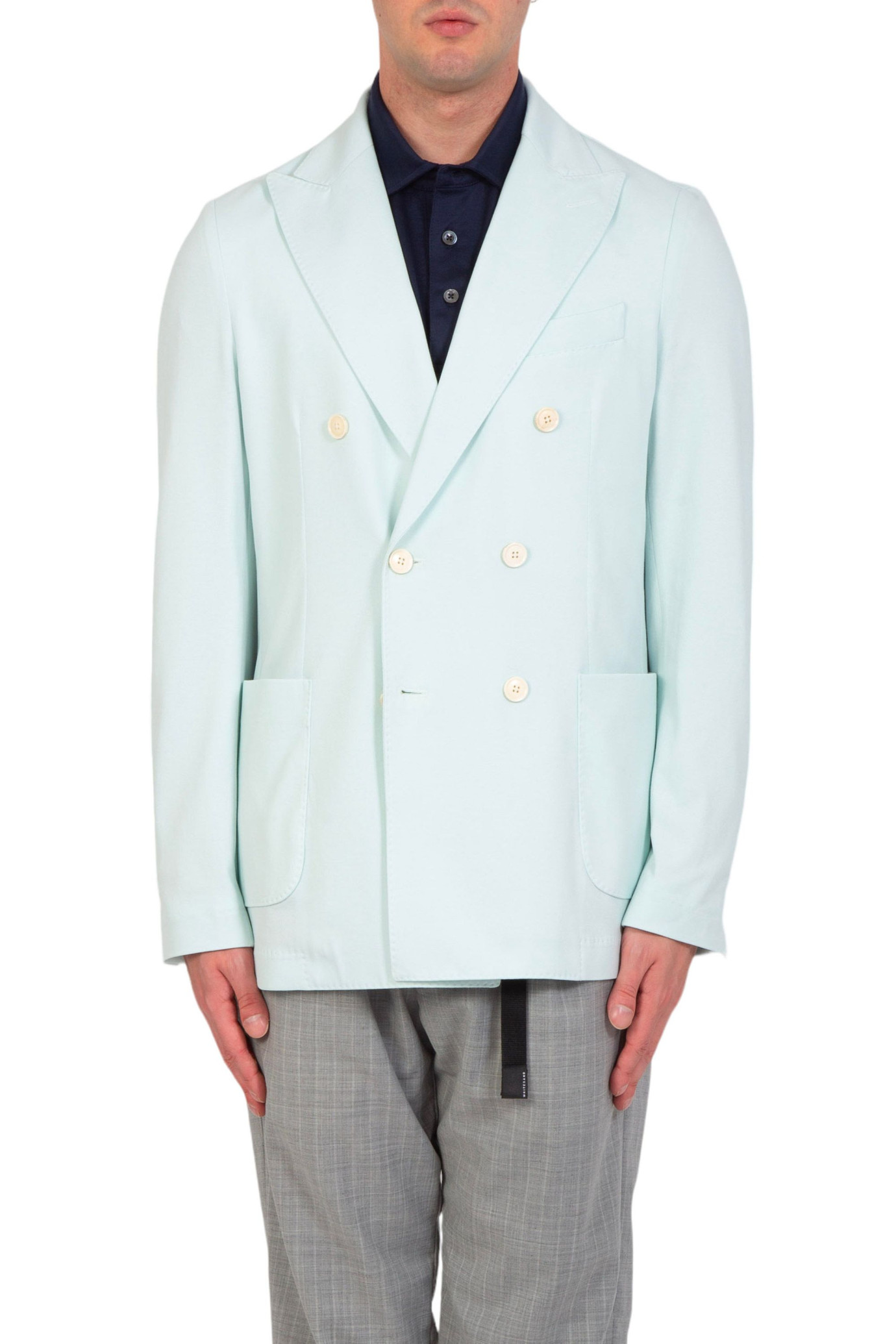 Double-Breast Pastel Blazer AZZURRO