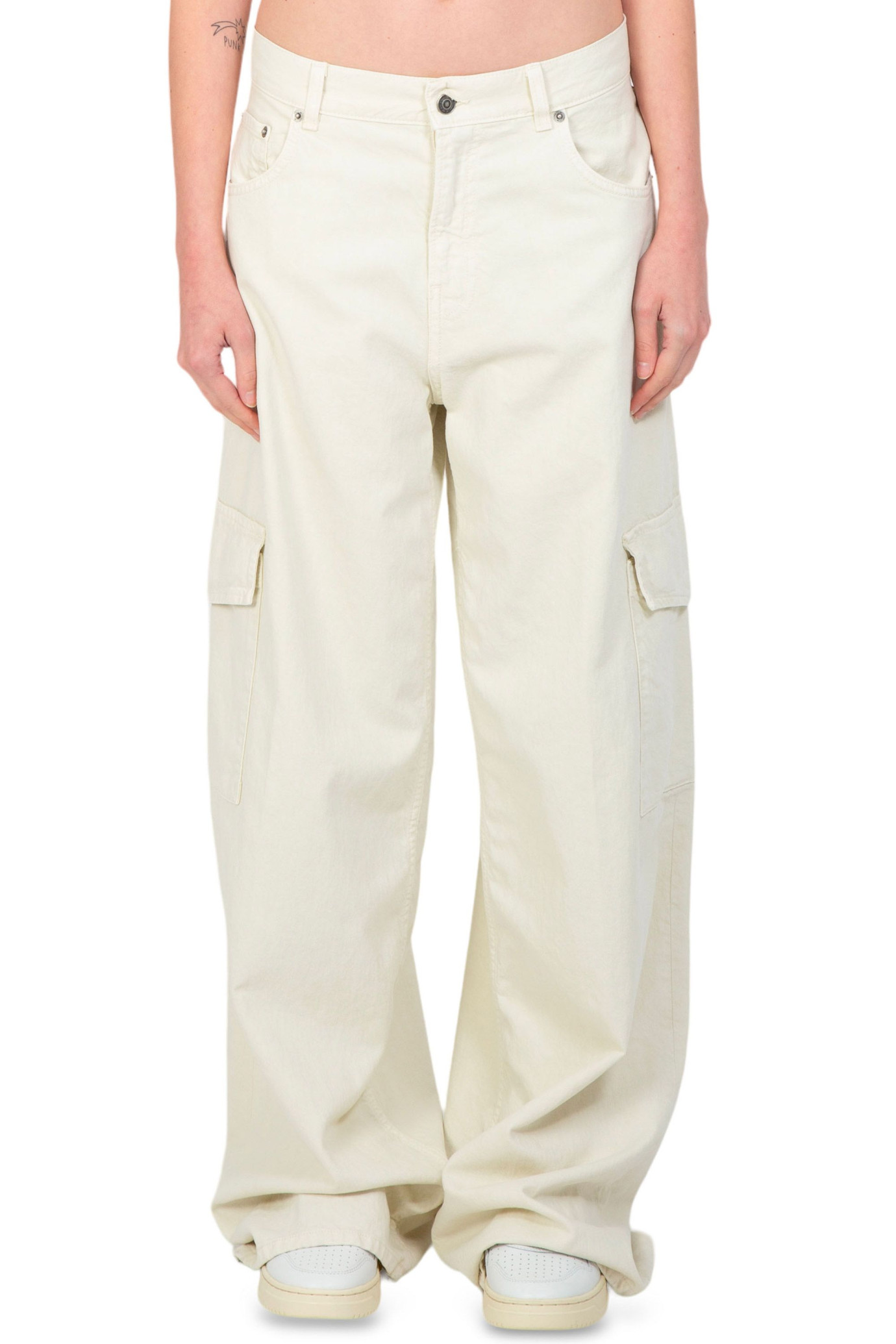 Bethany Twill Cargo Pants BIANCO