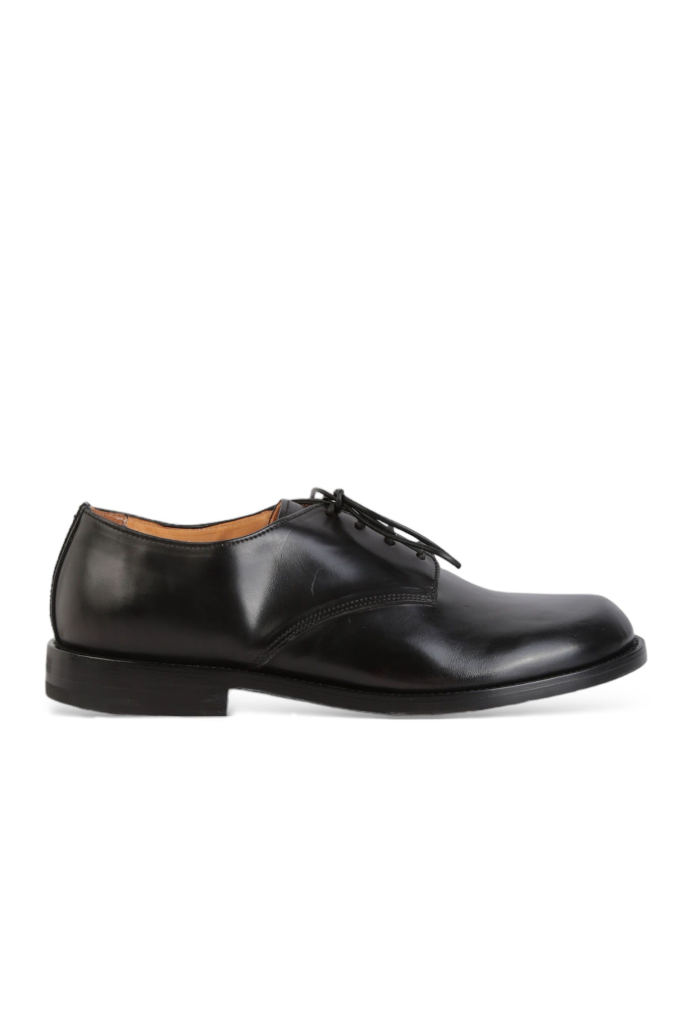 Brushed Lace-Up Derbies NERO