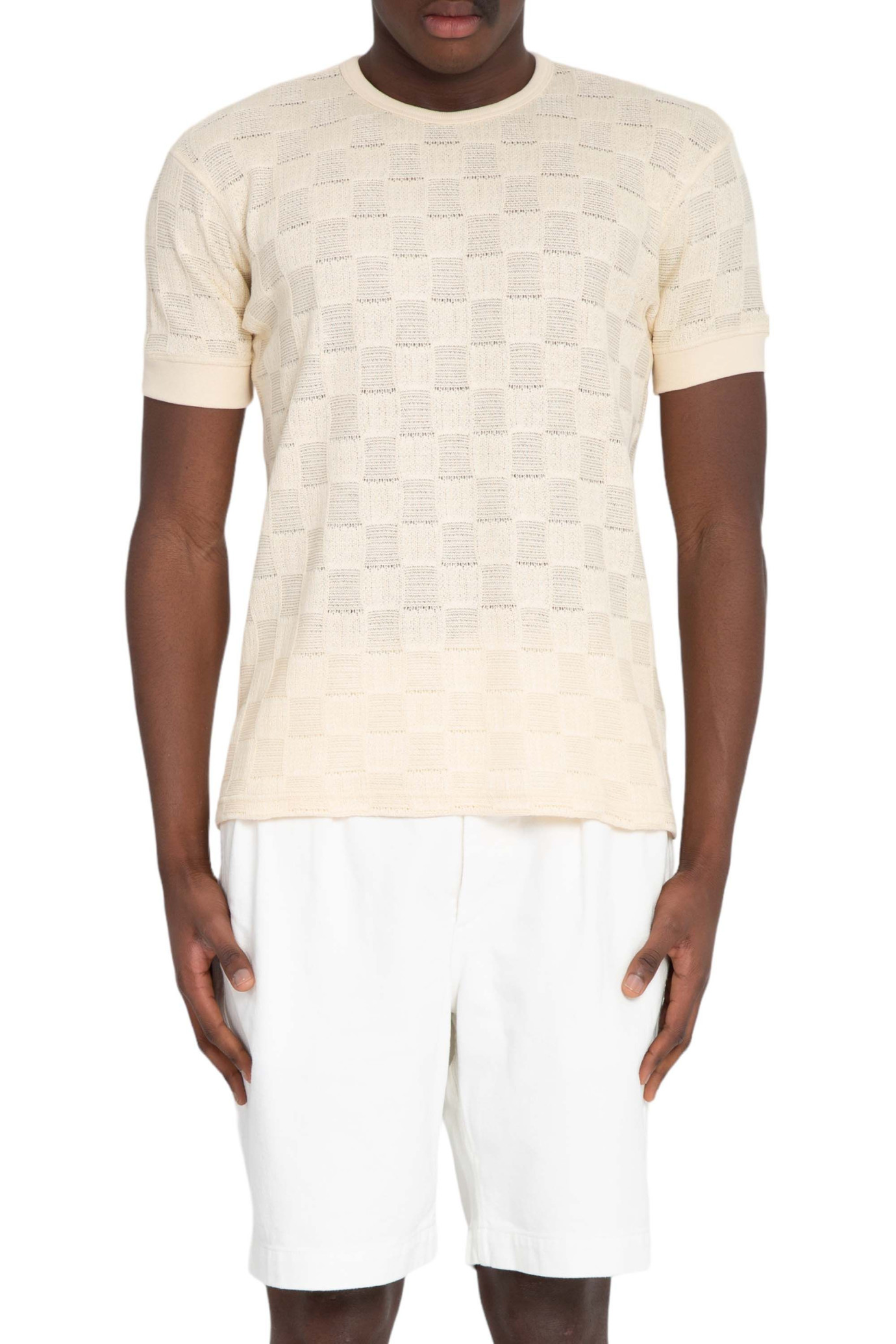 Gym Jacquard Tee BEIGE