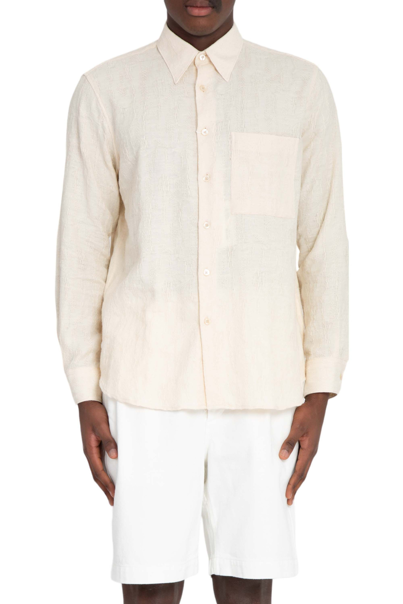 Ace Jacquard Shirt BEIGE