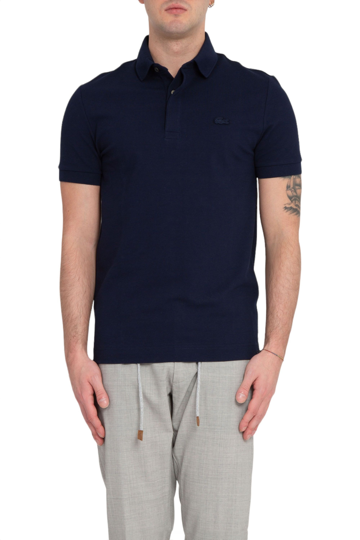 Paris Tonal Logo Polo Shirt NAVY