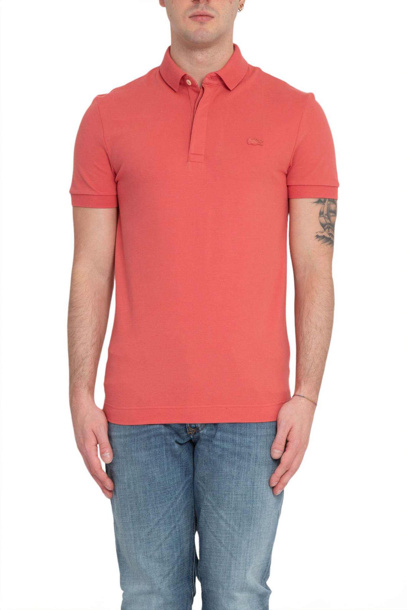 Paris Tonal Logo Polo Shirt ARANCIO