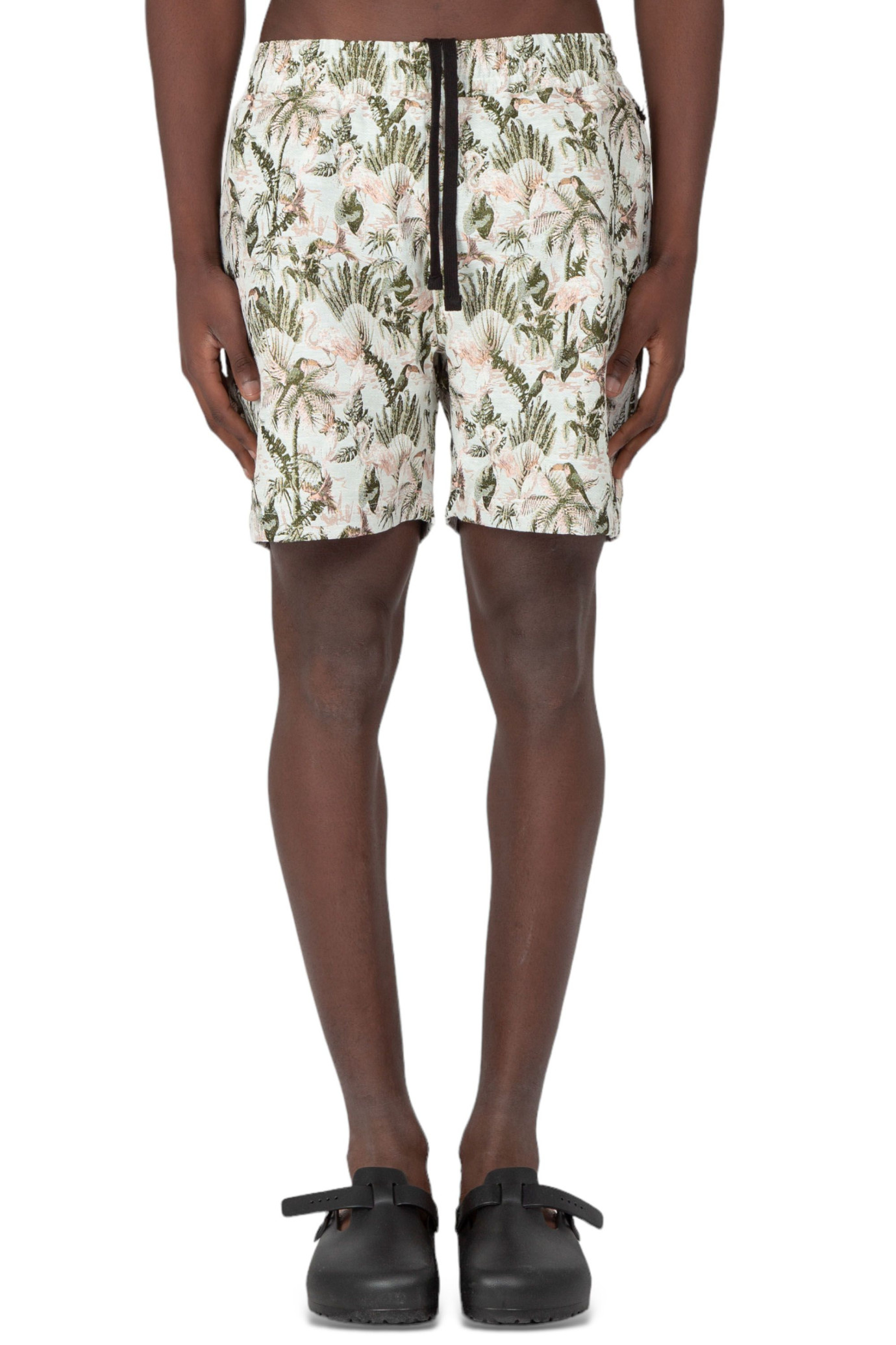 Parrot Jacquard Shorts GRIGIO