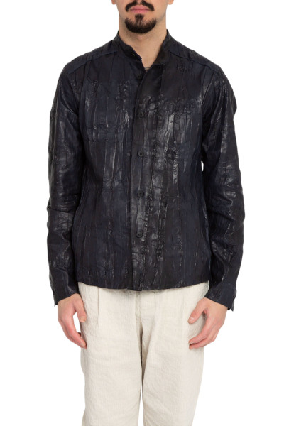 Lambskin Creased Shirt