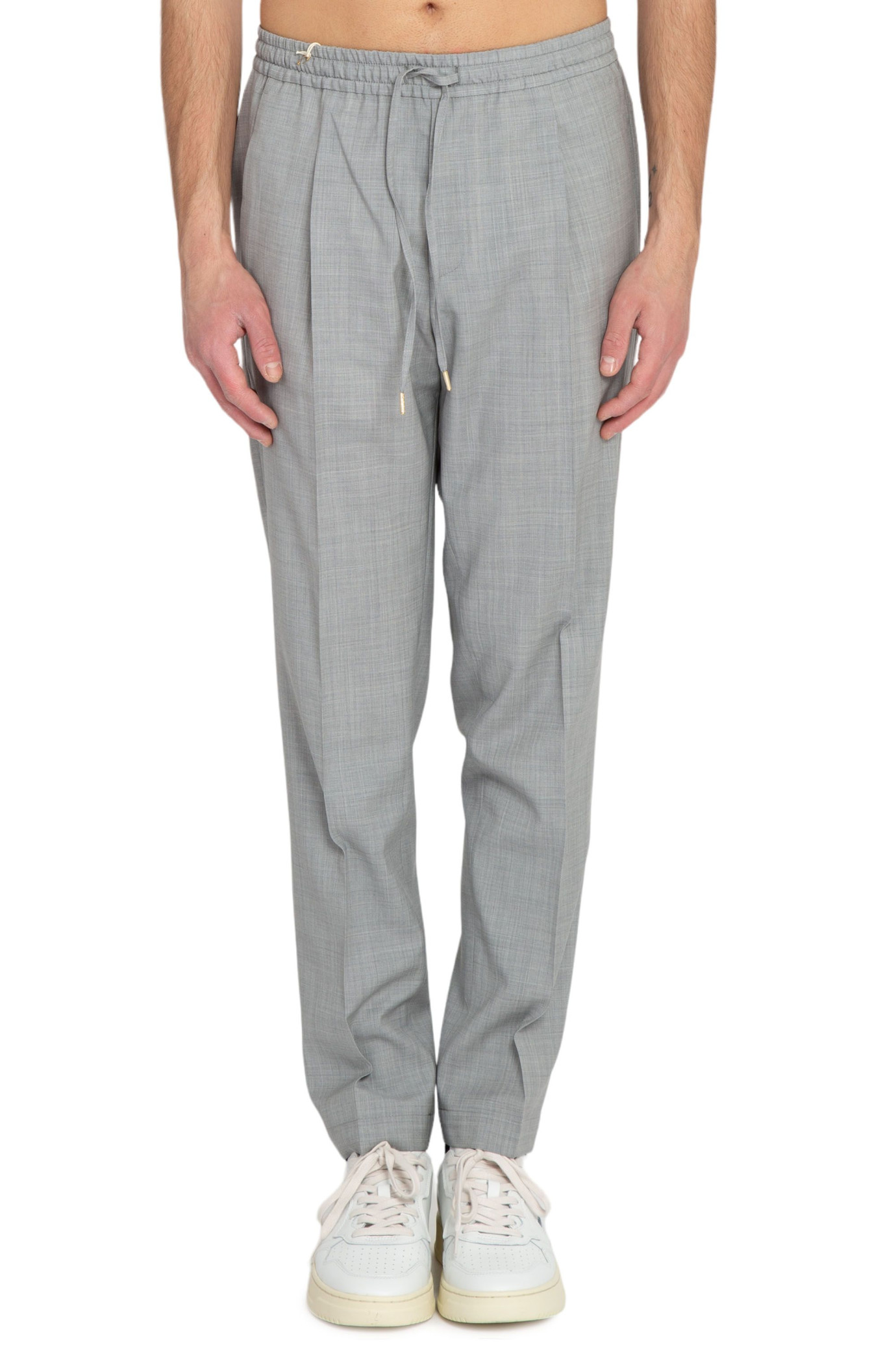 Wimbledon Elastic Waist Pants GRIGIO