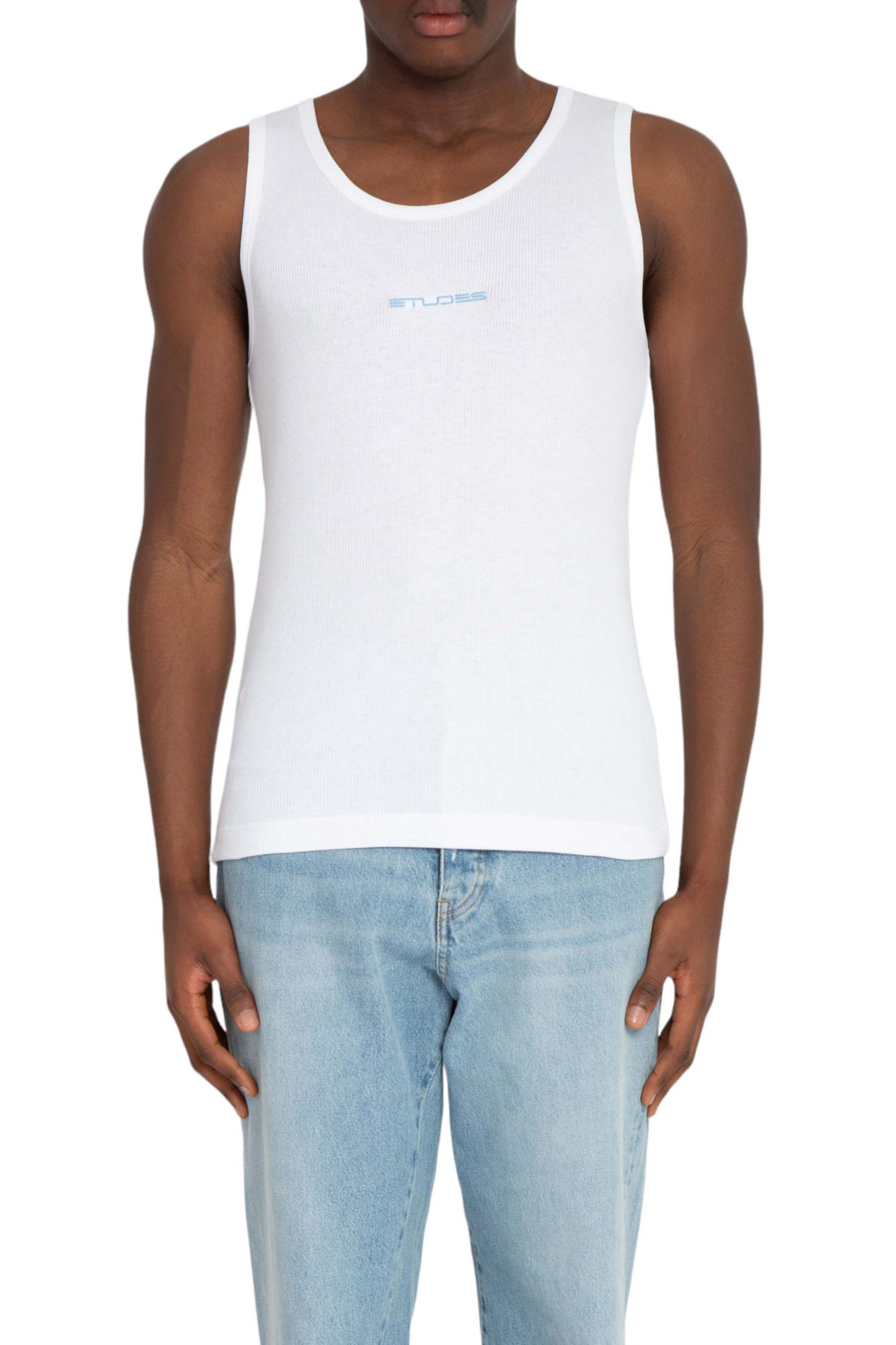 Pippen Etudes Rib Tank BIANCO