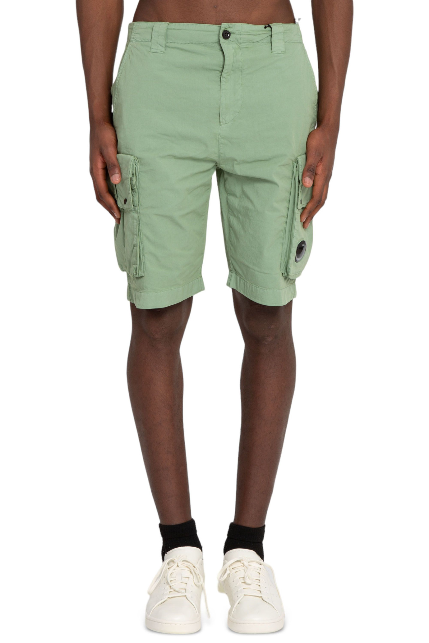 Stretch Twill Cargo Shorts VERDE