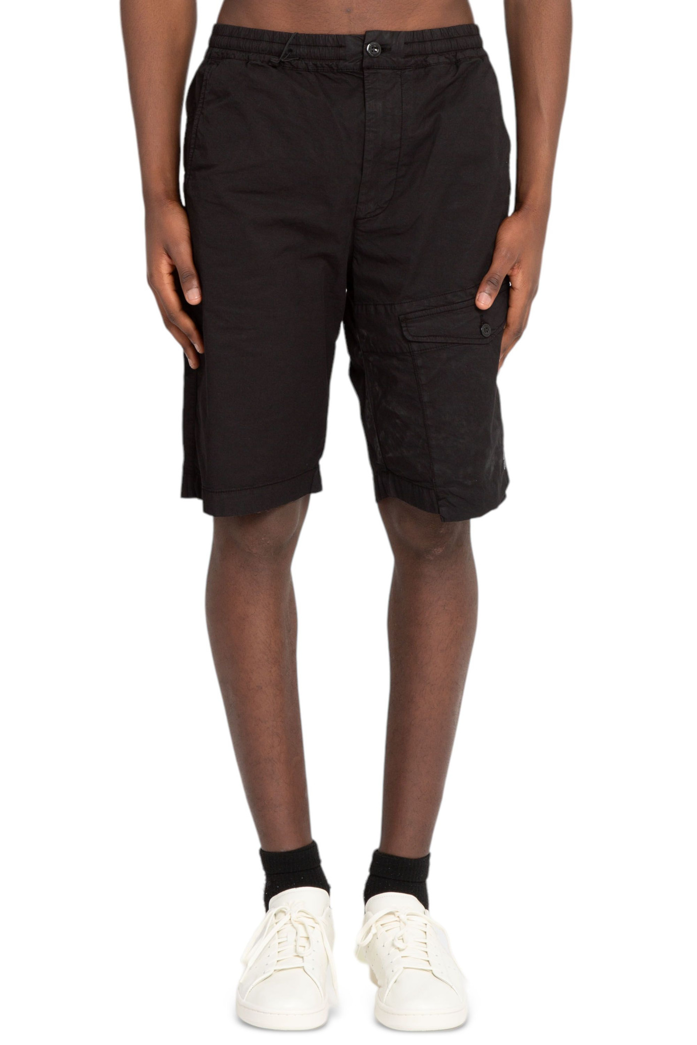 Stretch Twill Shorts NERO