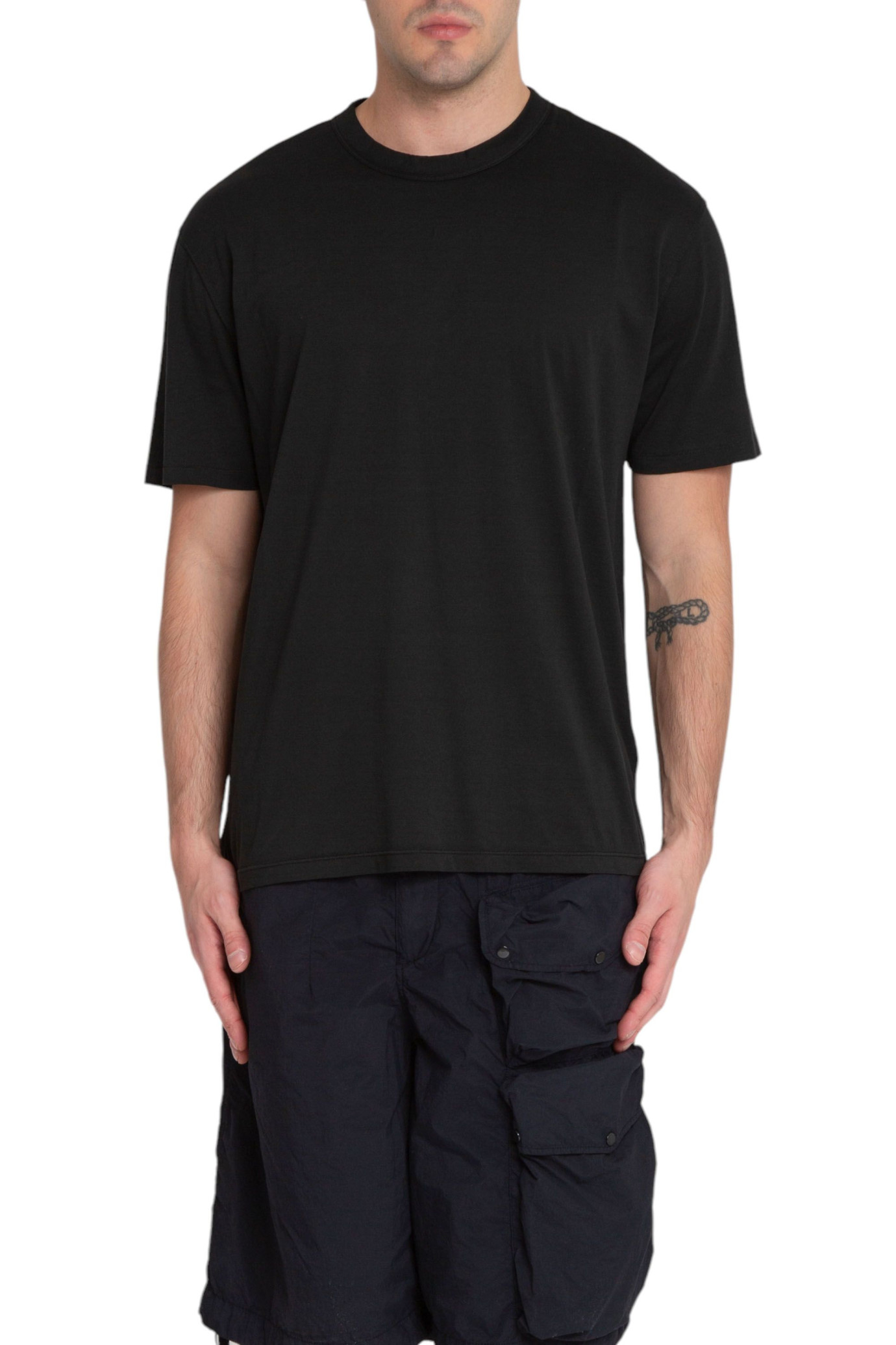 Garment Dyed Jersey Tee NERO