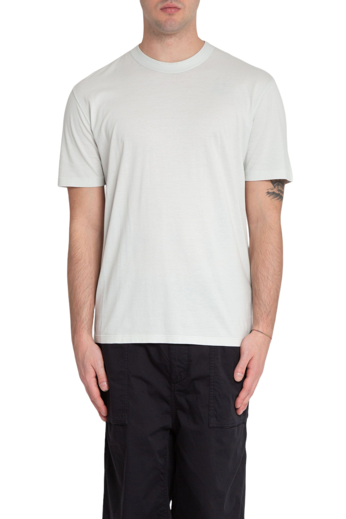 Garment Dyed Jersey Tee BIANCO