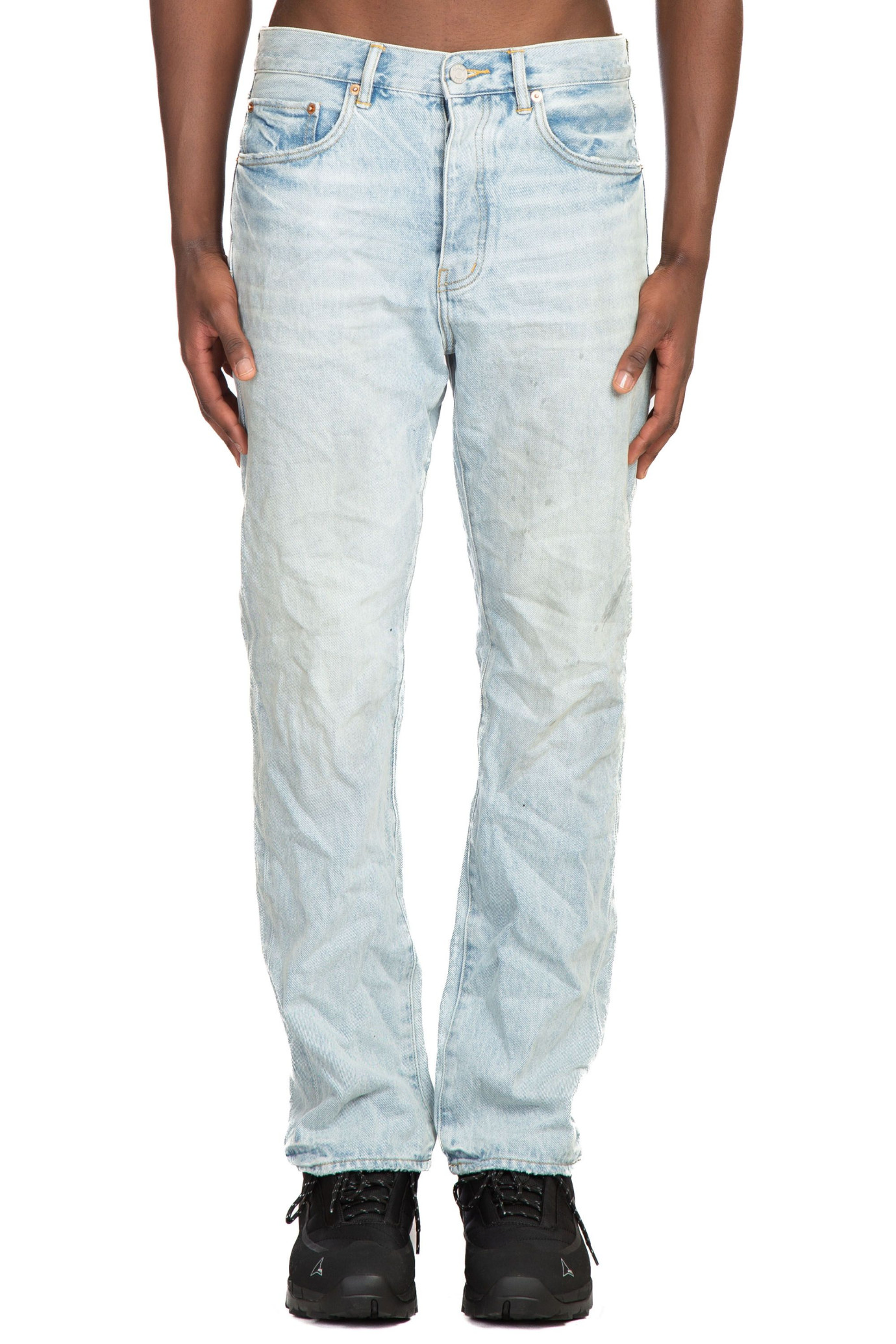 Mechanic Dirty Straight Jeans DENIM