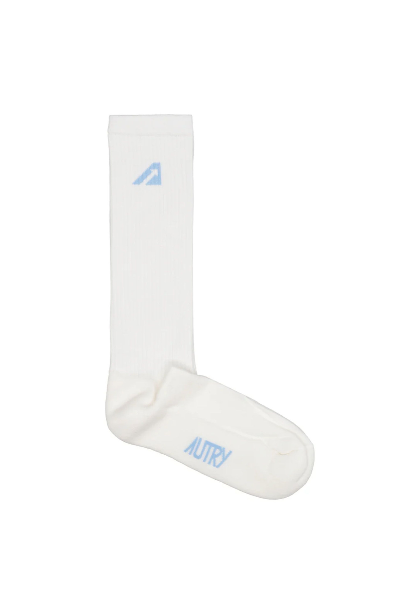 Small Logo Socks AZZURRO