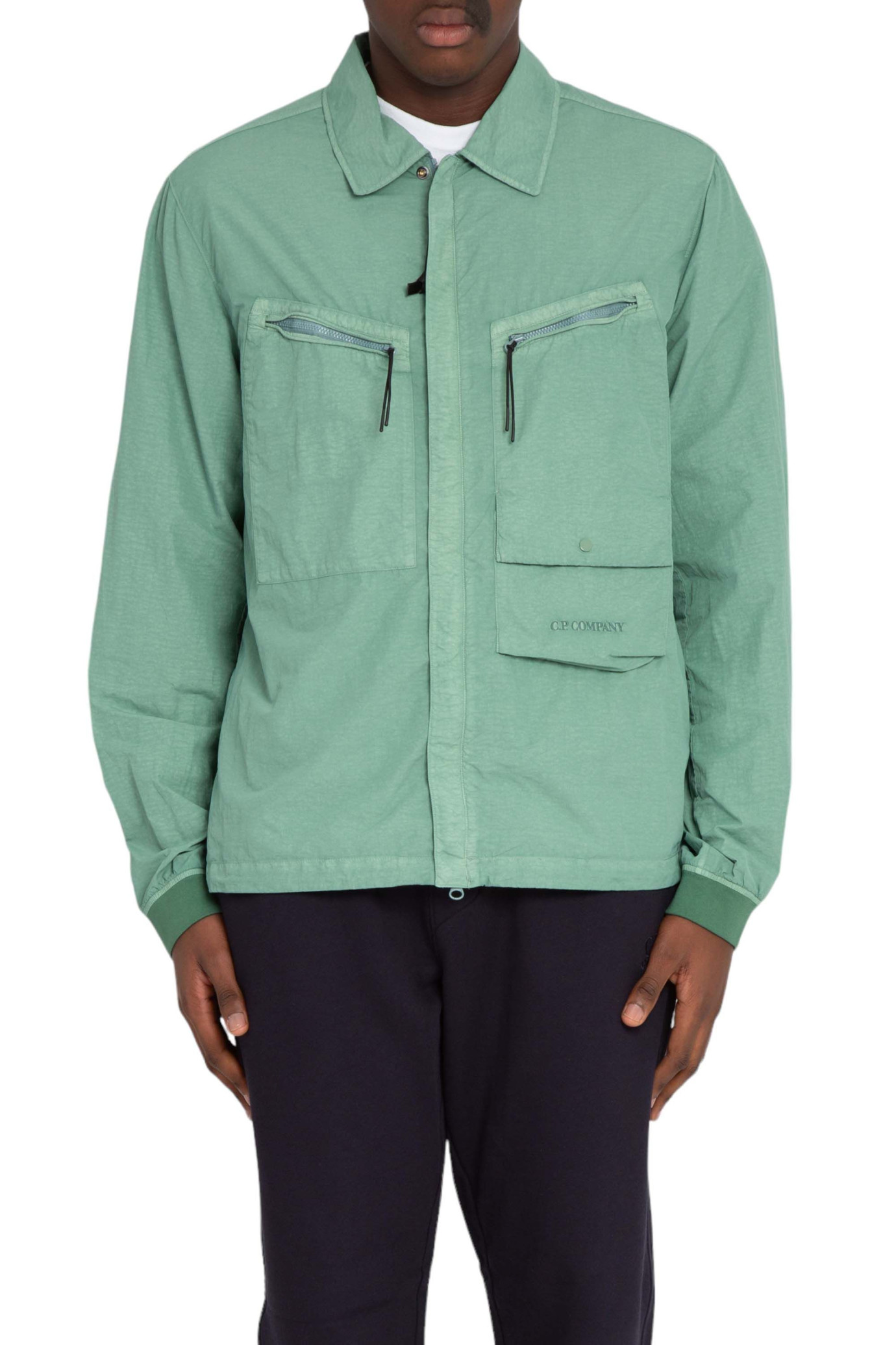 Flatt Nylon Overshirt VERDE