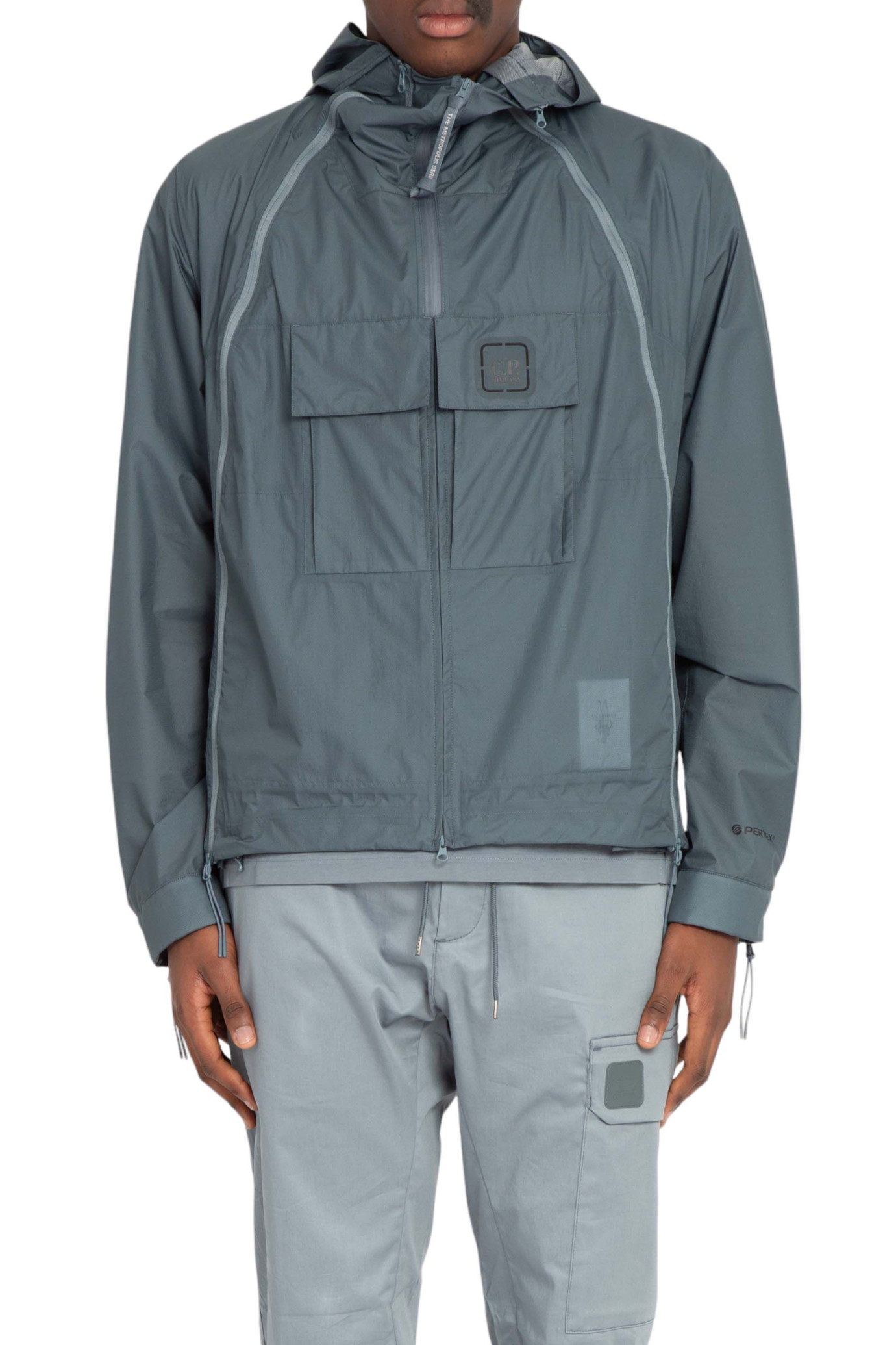 Metropolis Pertex Hooded Jacket GRIGIO