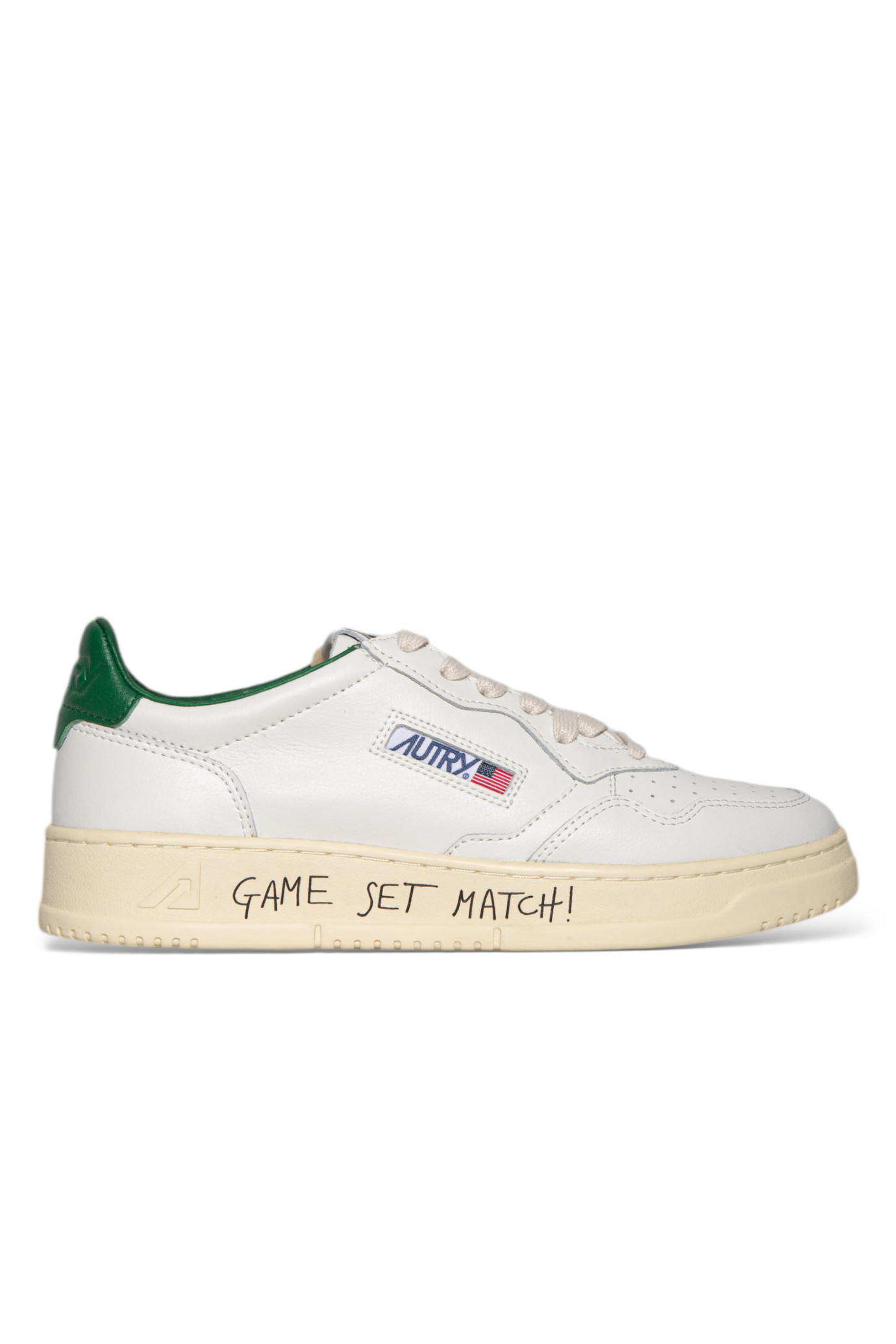 Medalist Low Writing Green Tab Shoes