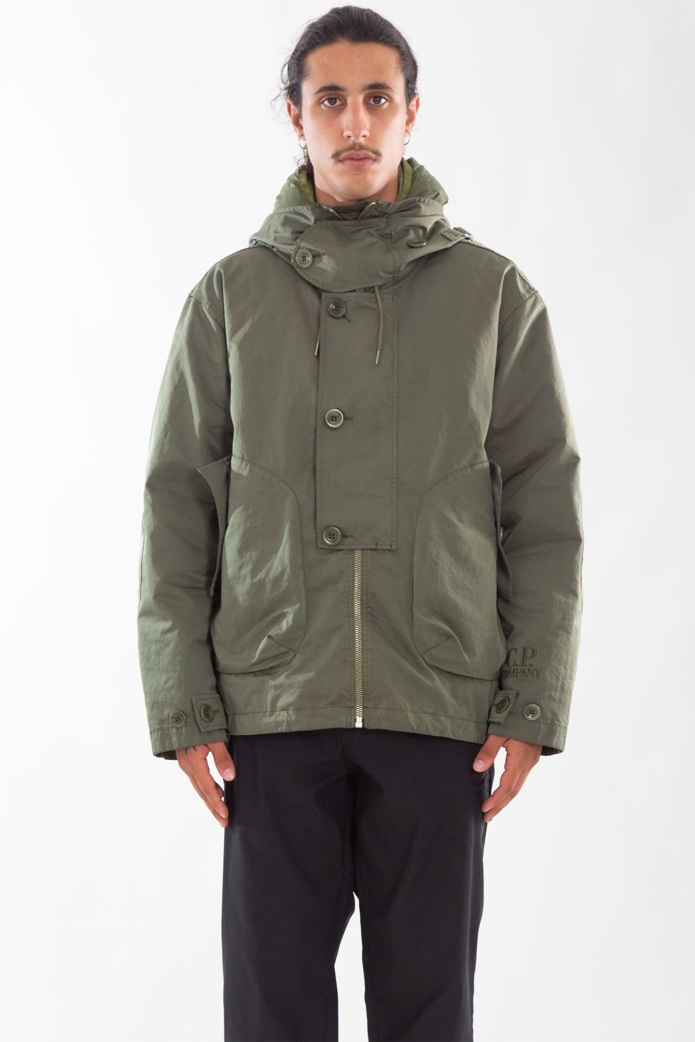 Micro Kei Hooded Jacket VERDE