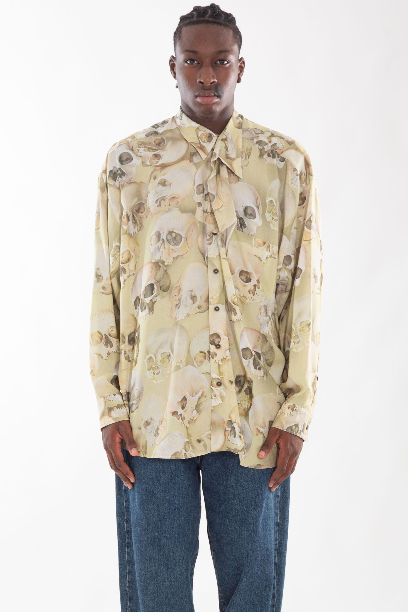 Fontanelle Twisted Shirt BEIGE