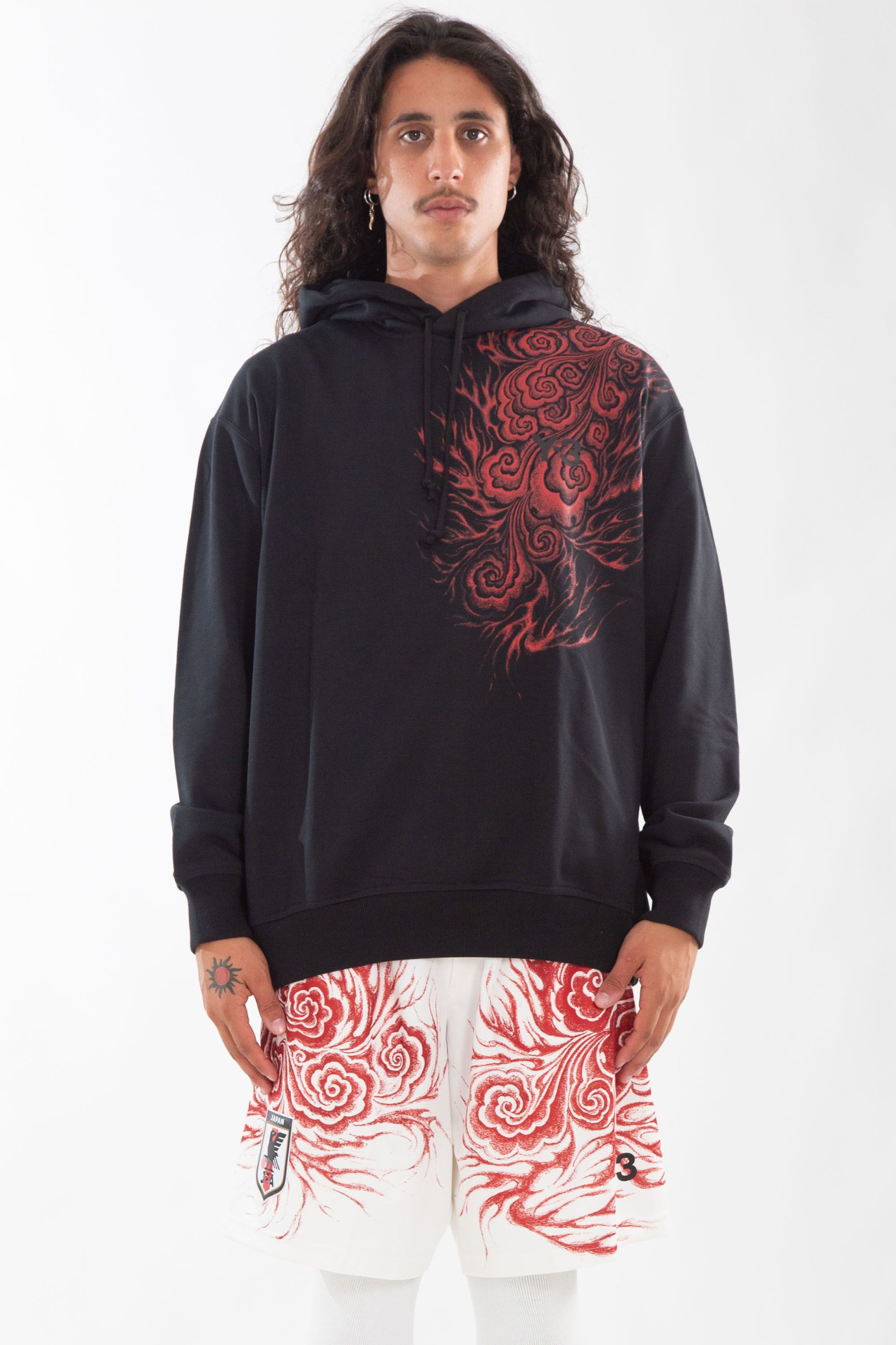 JFA Flame Hoodie NERO