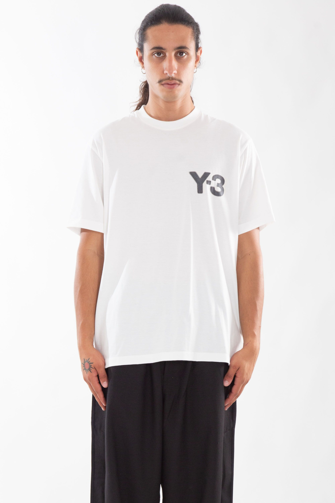 Faded Logo SS Tee BIANCO