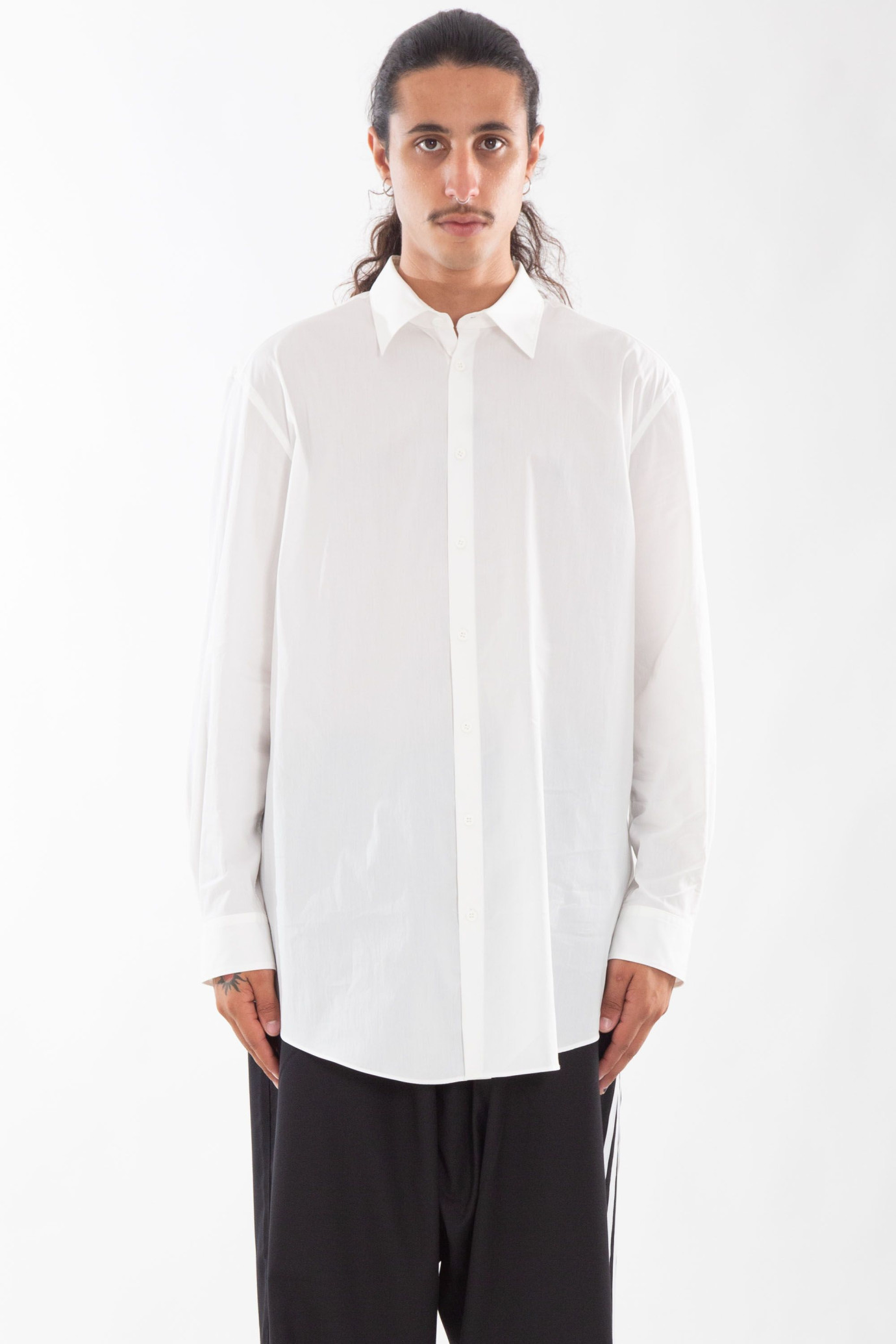 Back Graphic Relaxed Shirt BIANCO