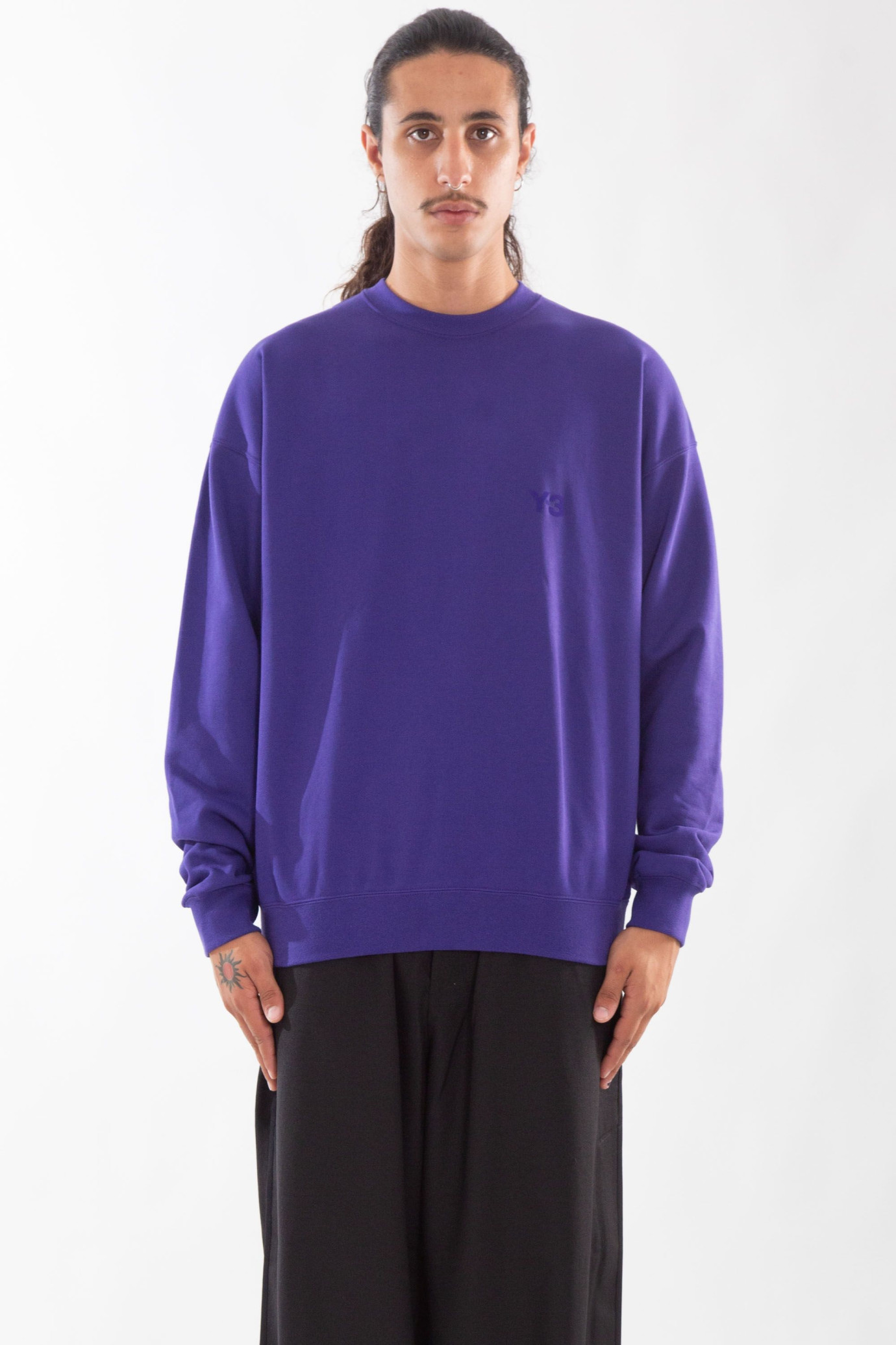 Chest Logo Terry Sweatshirt VIOLA