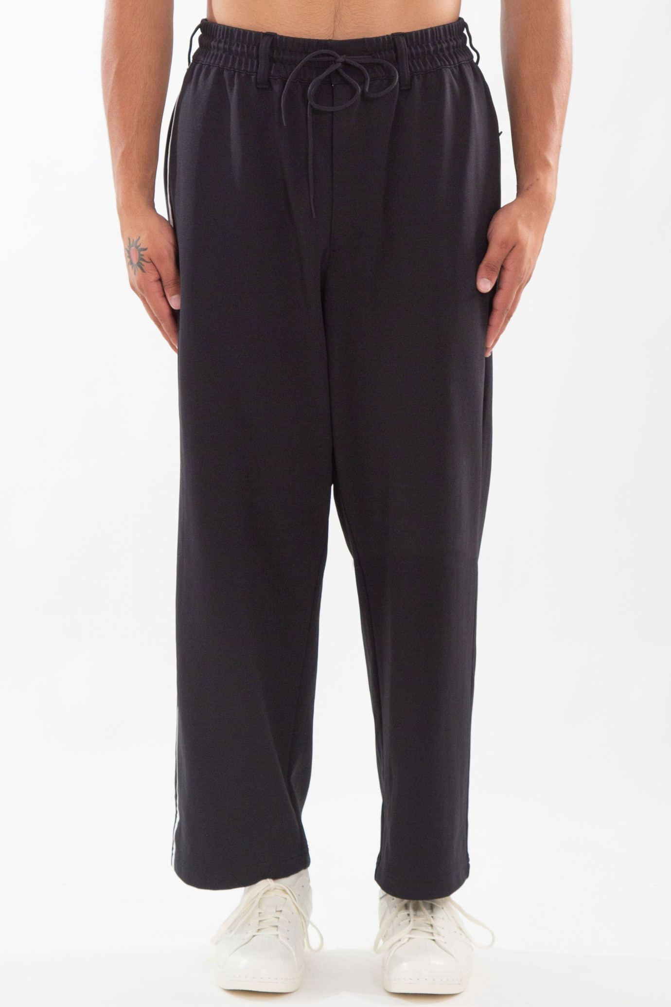 Side 3-Stripes Loose Trackpants NERO