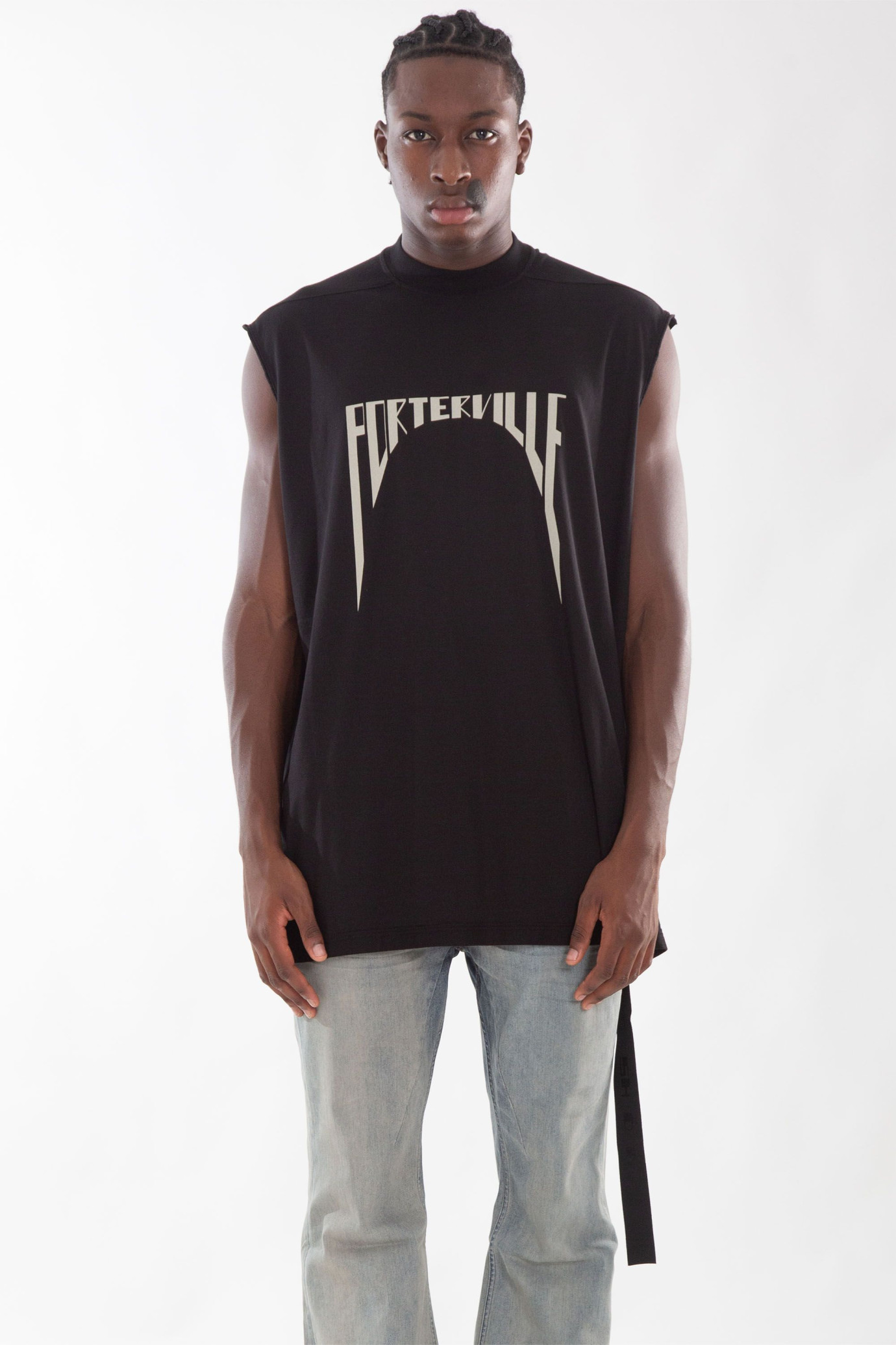 Jersey Printed Tarp Tee NERO