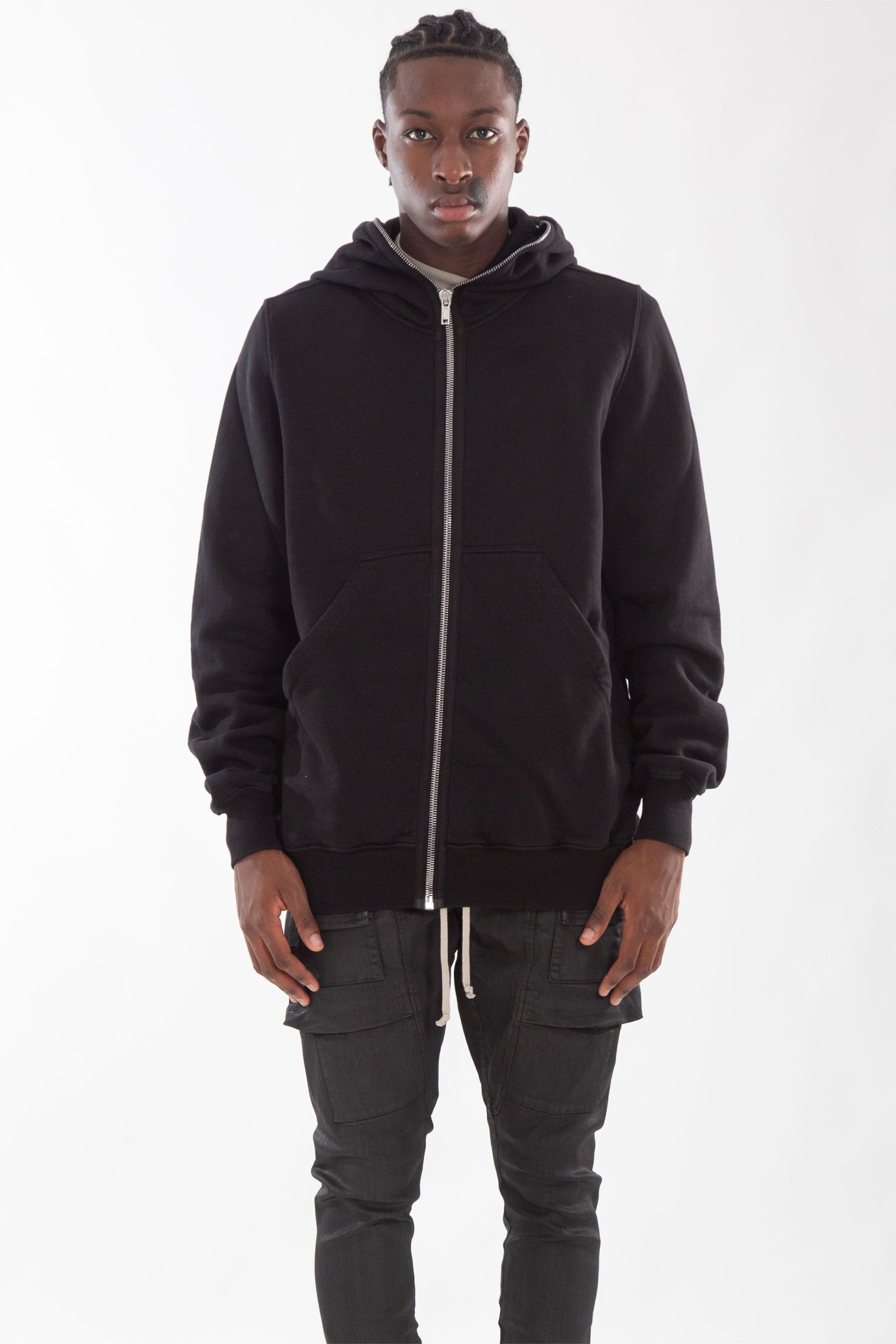 Jumbo Fleece Gimp Hoodie NERO