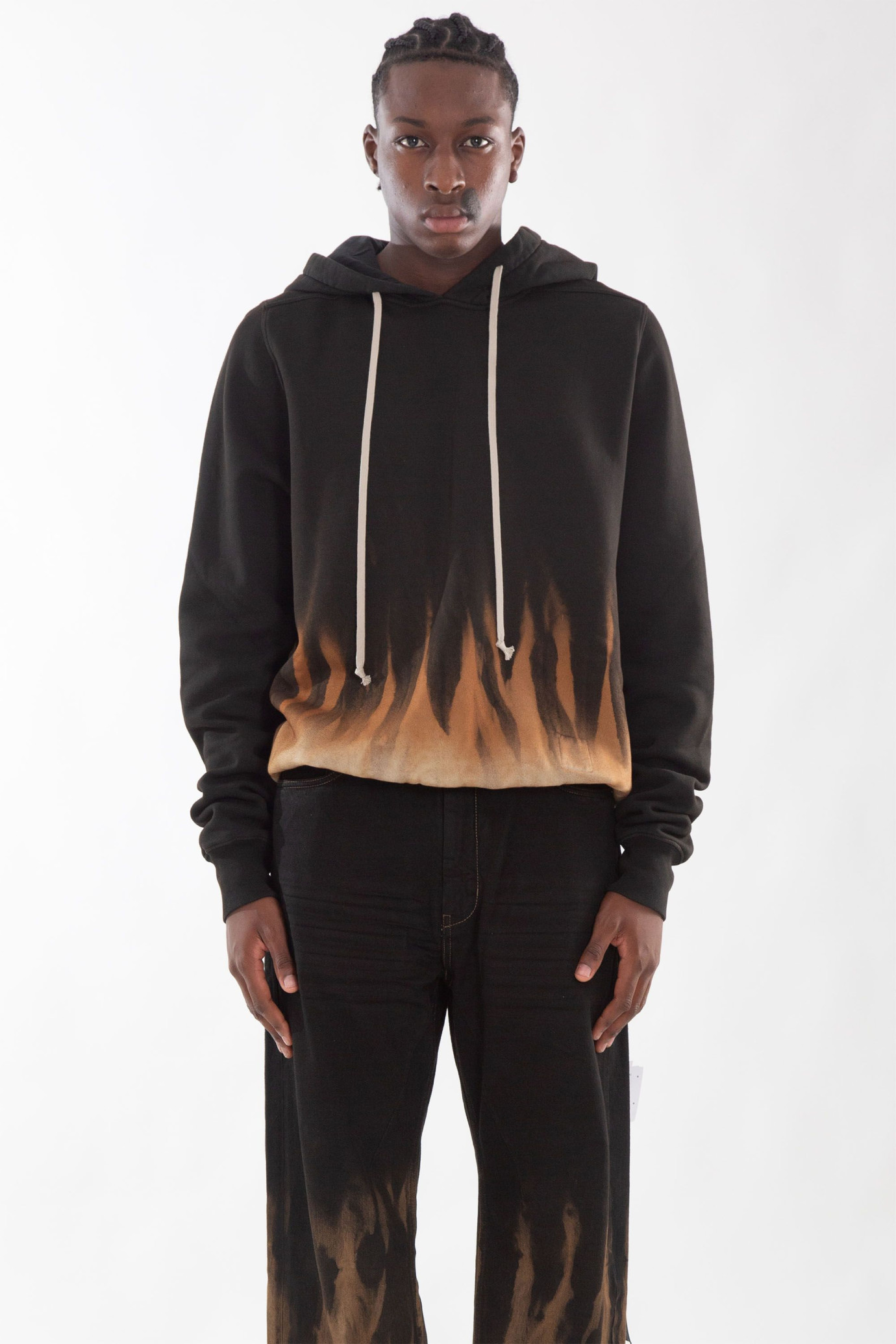 Sun Fleece Oversized Hoodie NERO