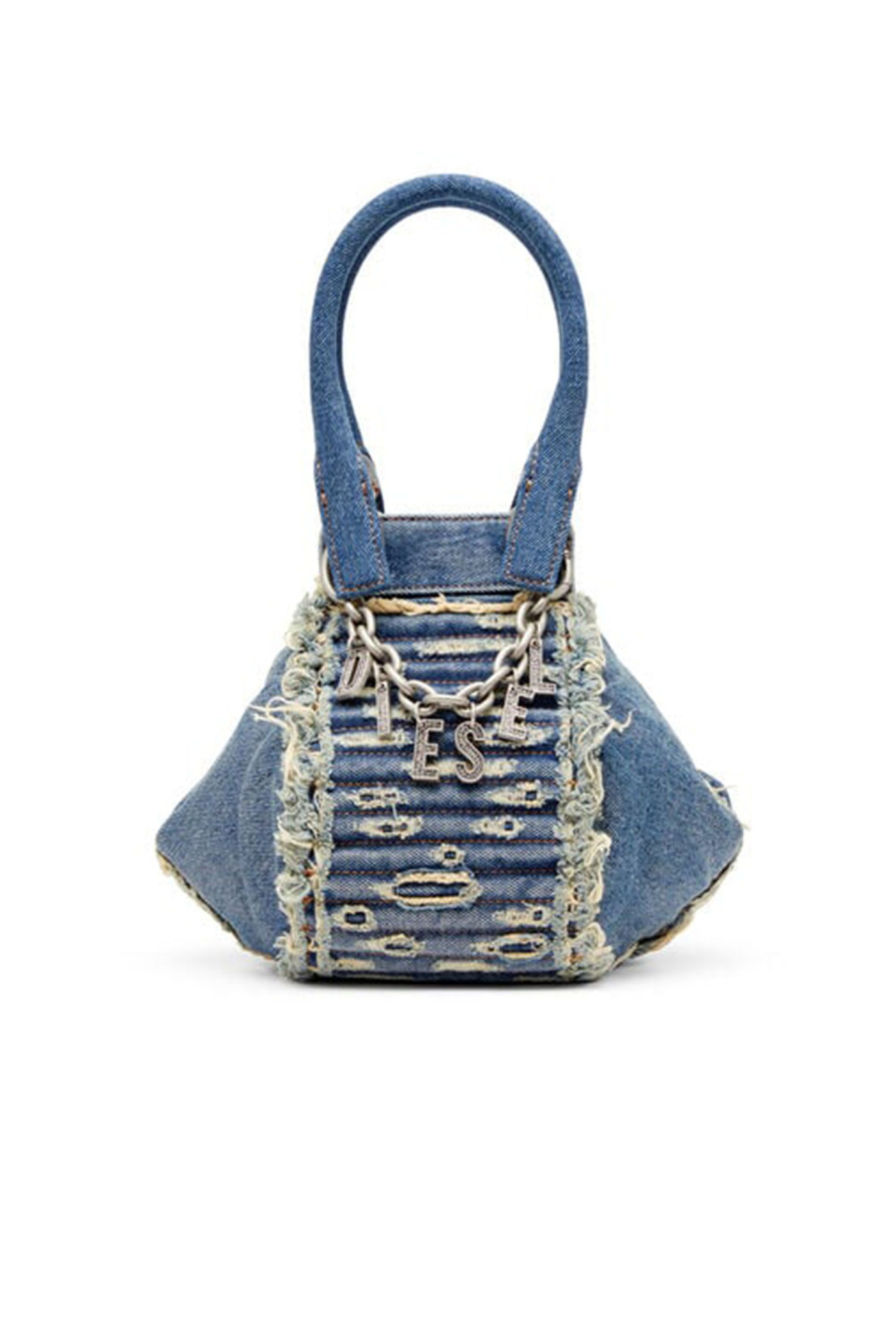 D-Vina Distressed Denim Bag