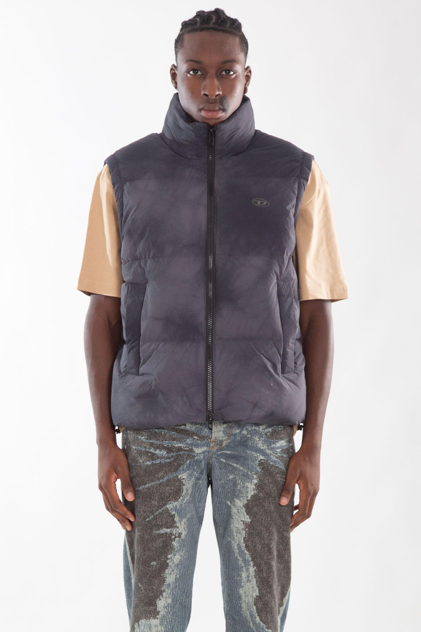 W-Raveel Faded Puffer Vest