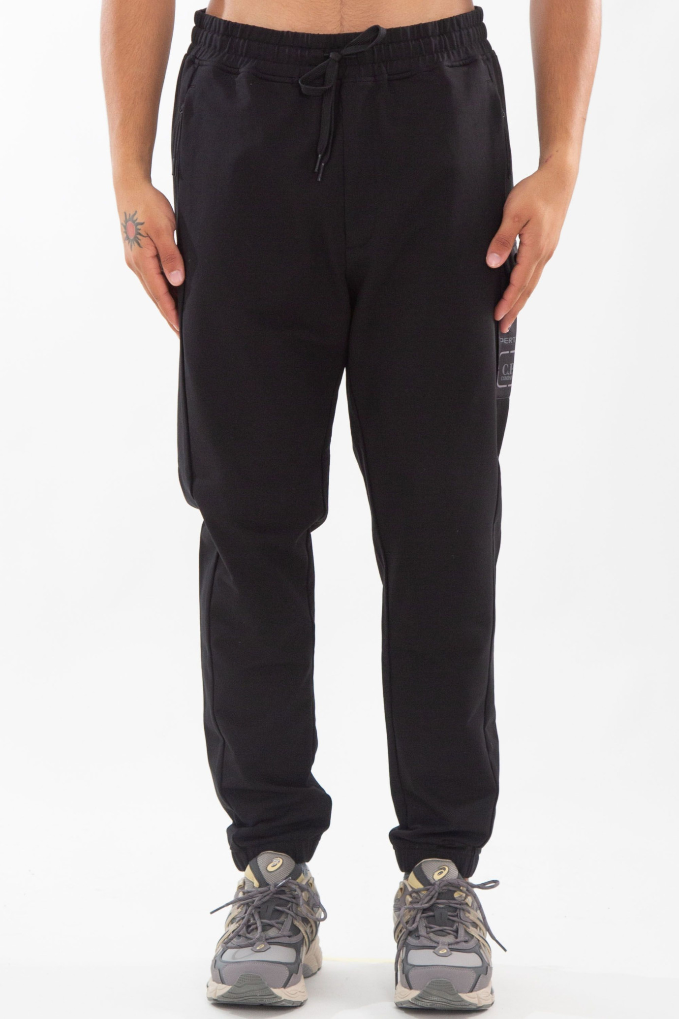 Stretch Fleece Mixed Sweatpants