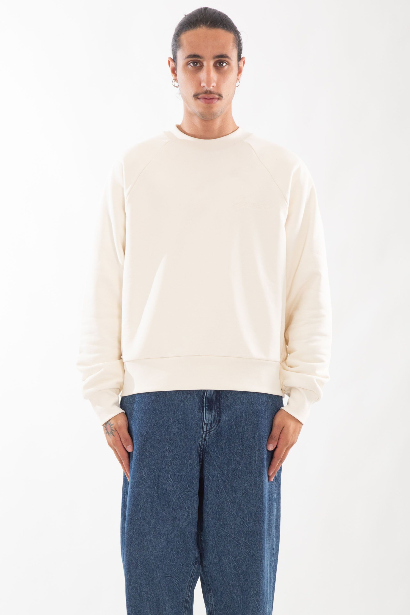 Double Layered Embro Sweatshirt