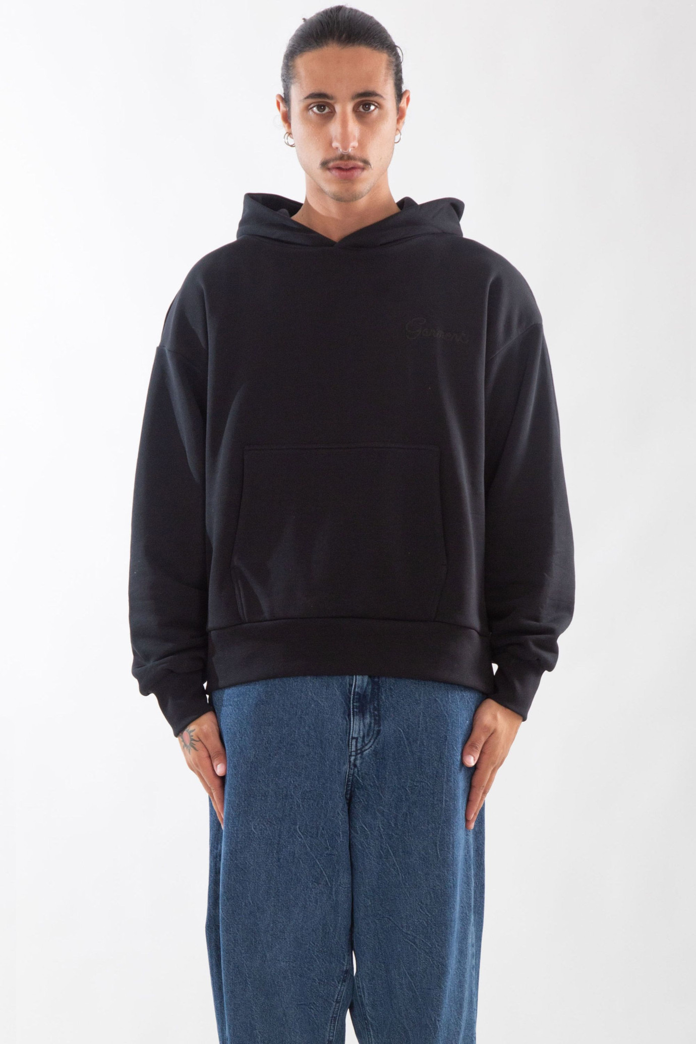 Double Layered Embro Hoodie