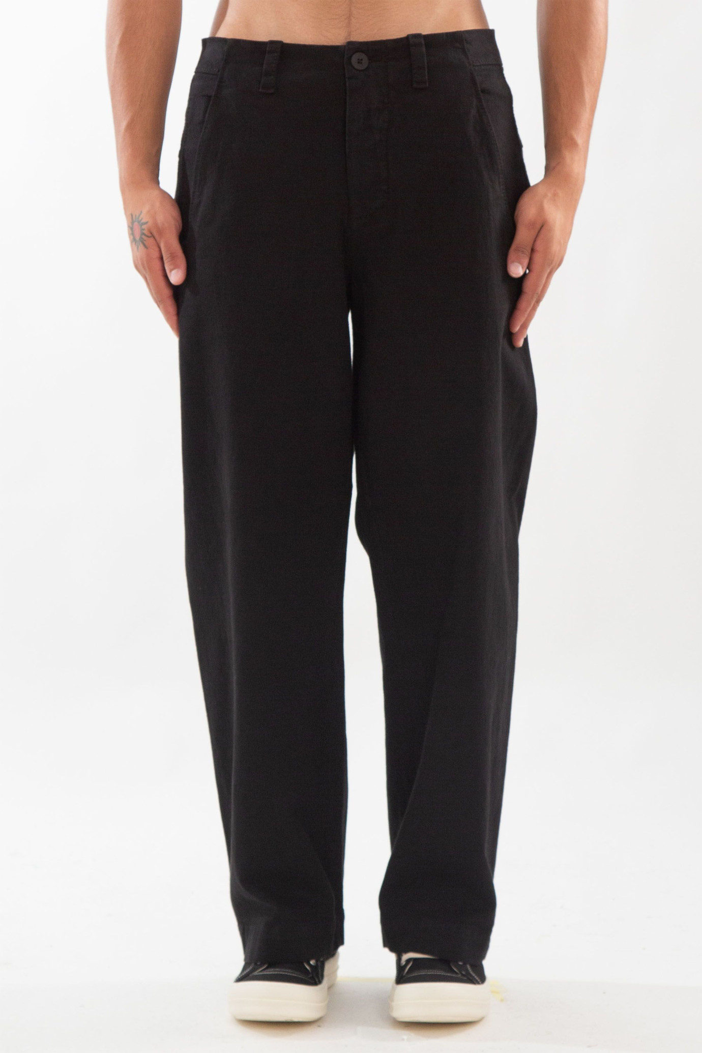 Cotton And Wool Loose Pants