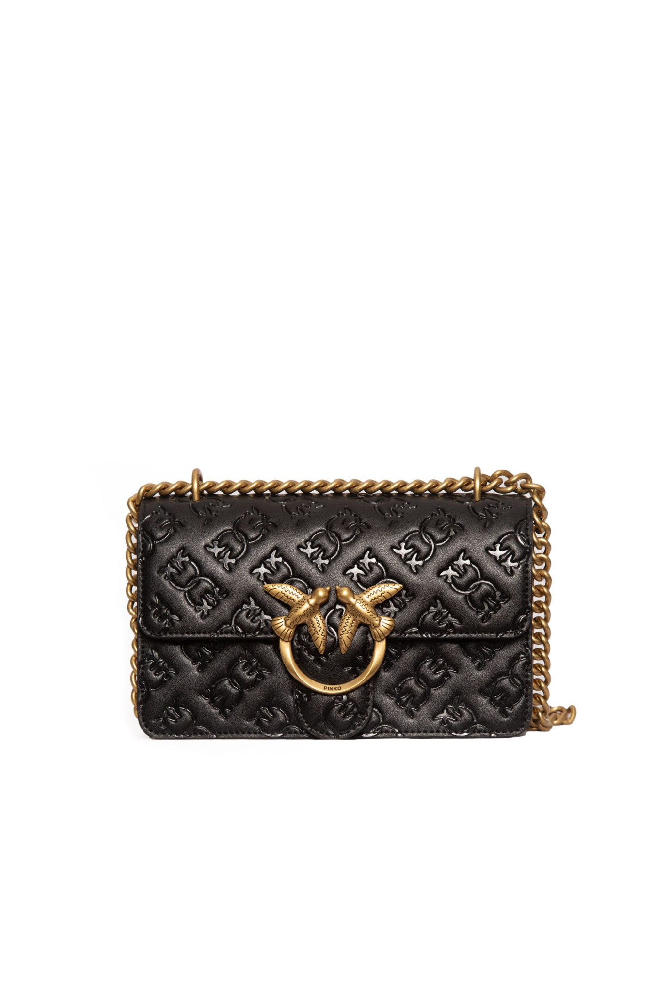 Love One Mini Monogram Calf Bag