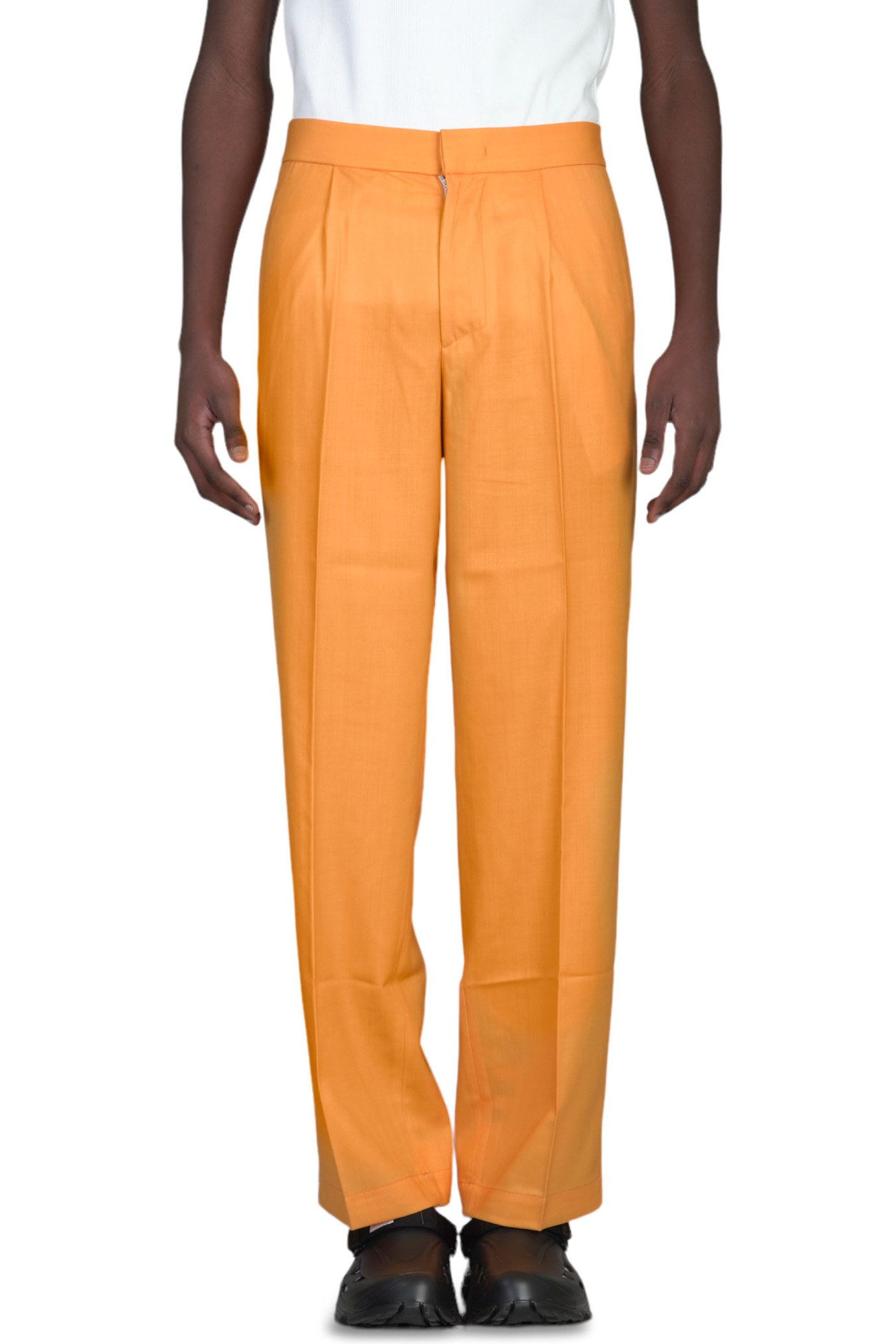 Fine Wool Loose Pants ARANCIO