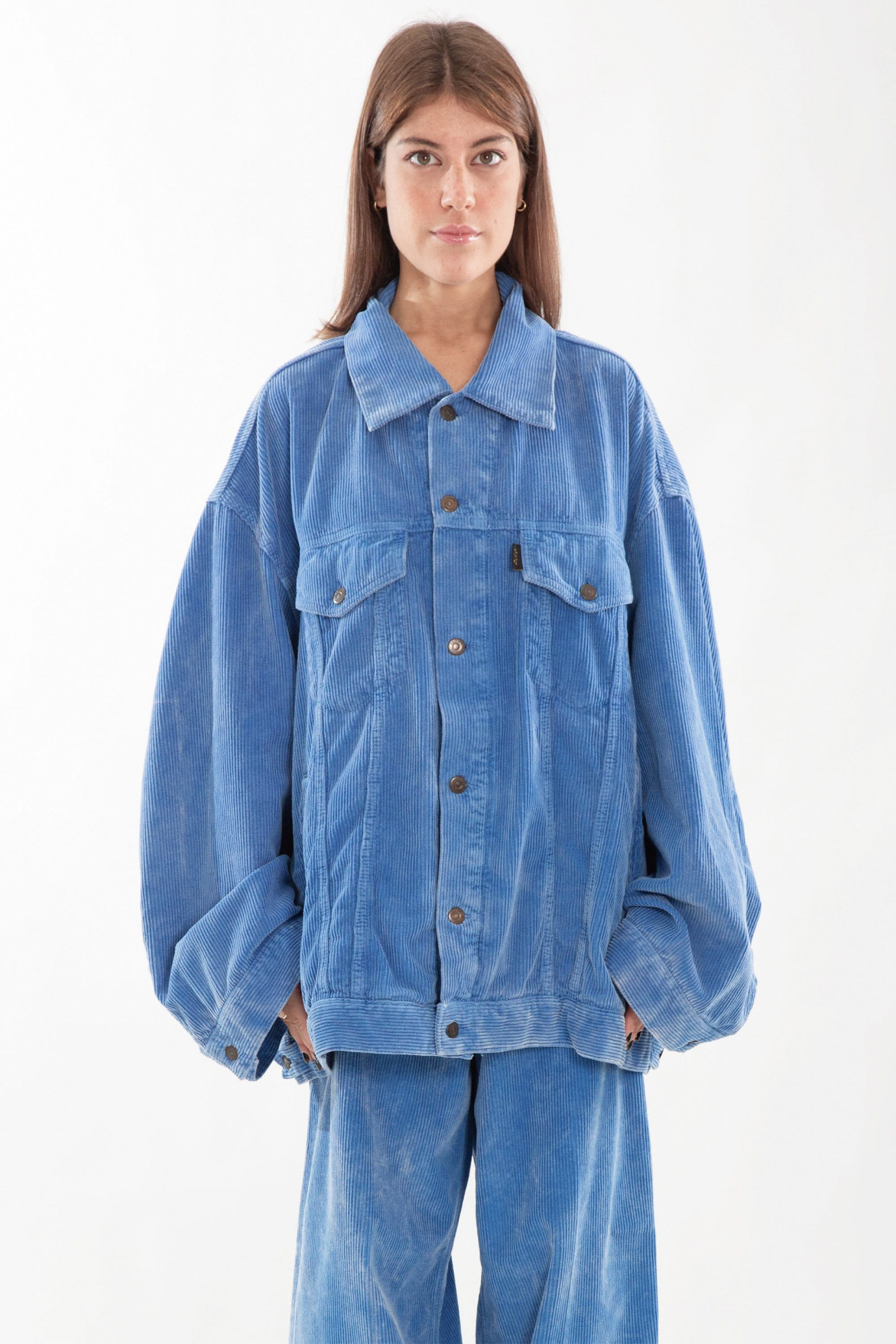 Janet Velvet Washed Oversize Jacket