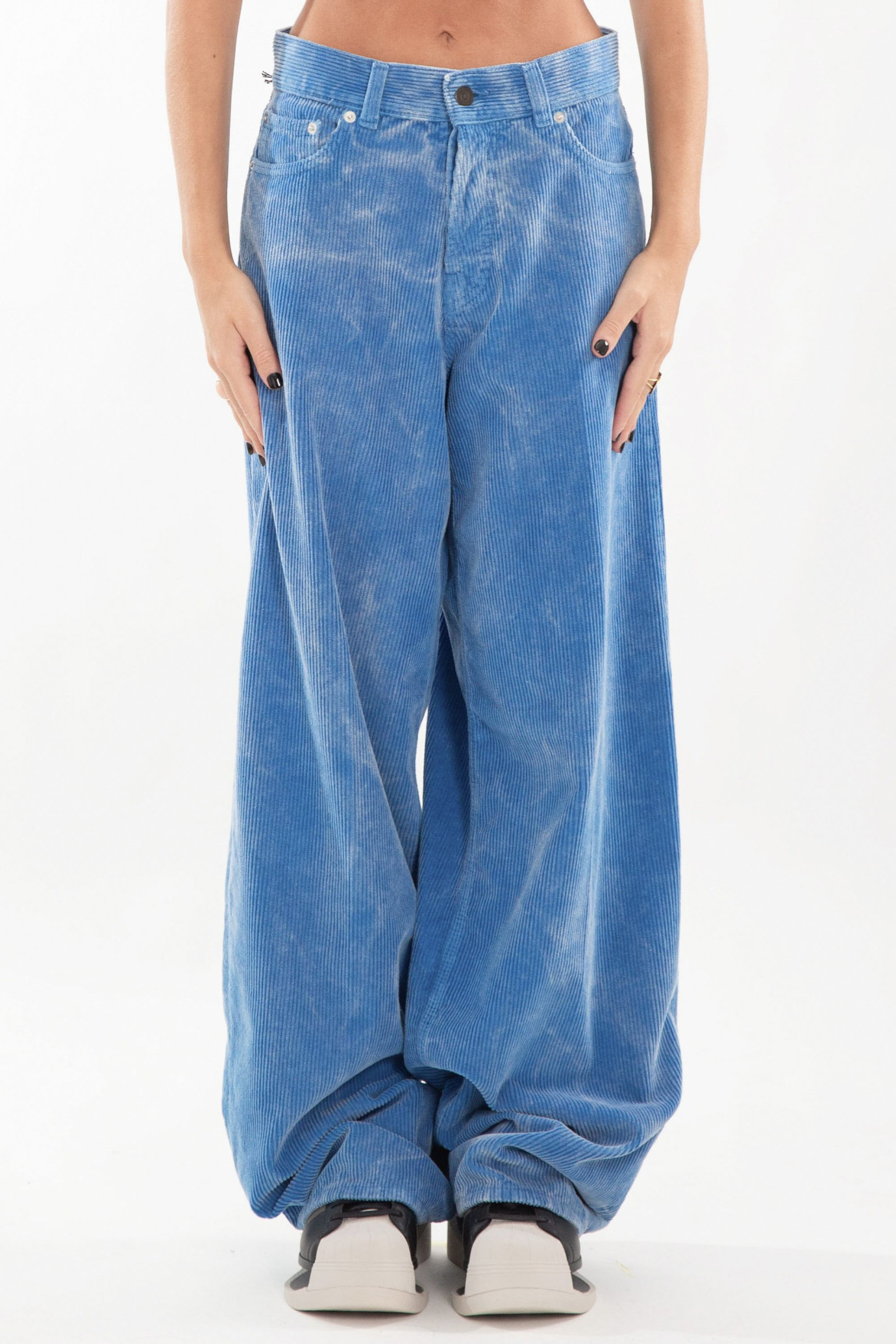 Bethany Velvet Washed Loose Jeans