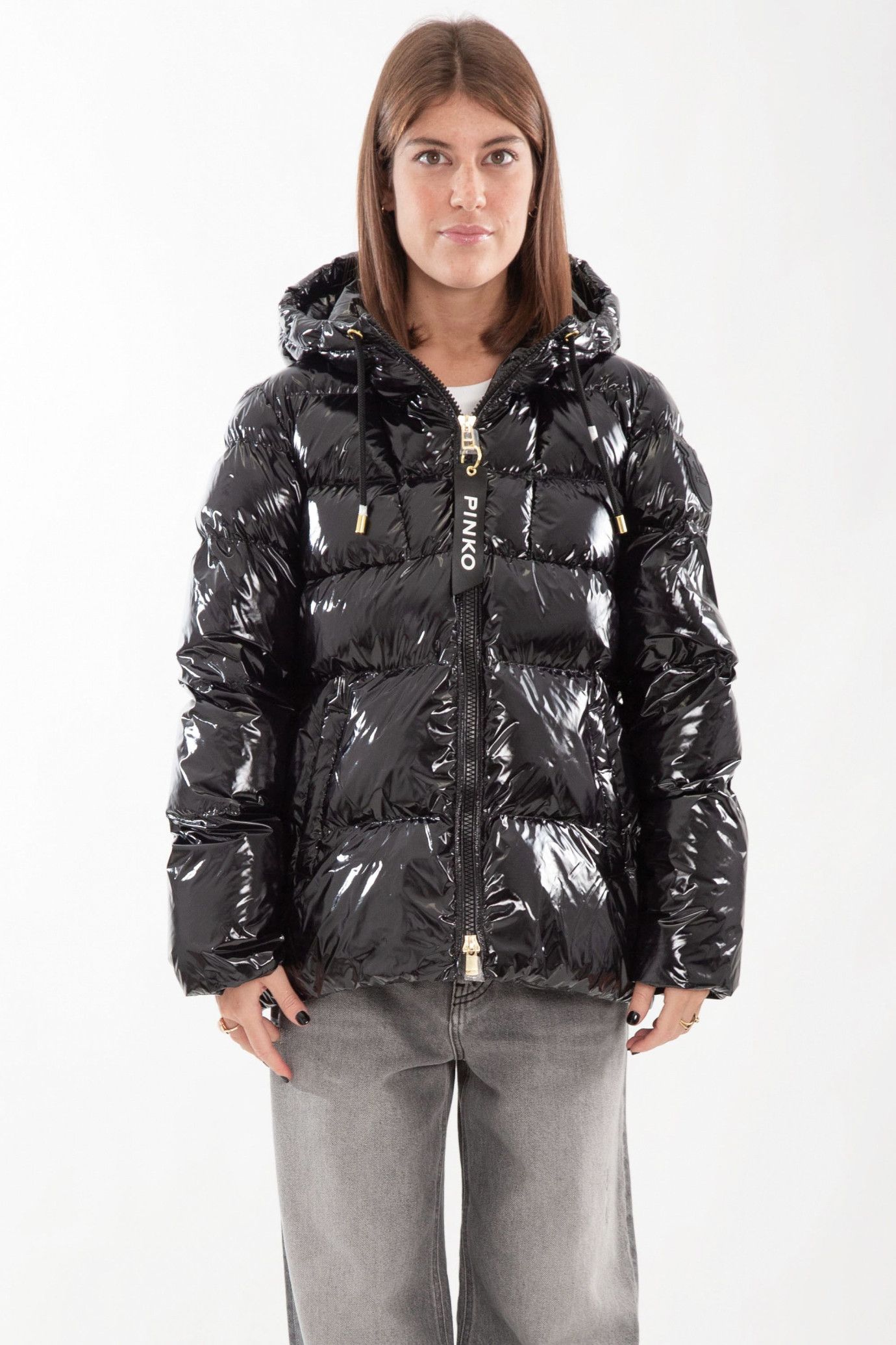 Eleodoro Crystal Nylon Hooded Jacket