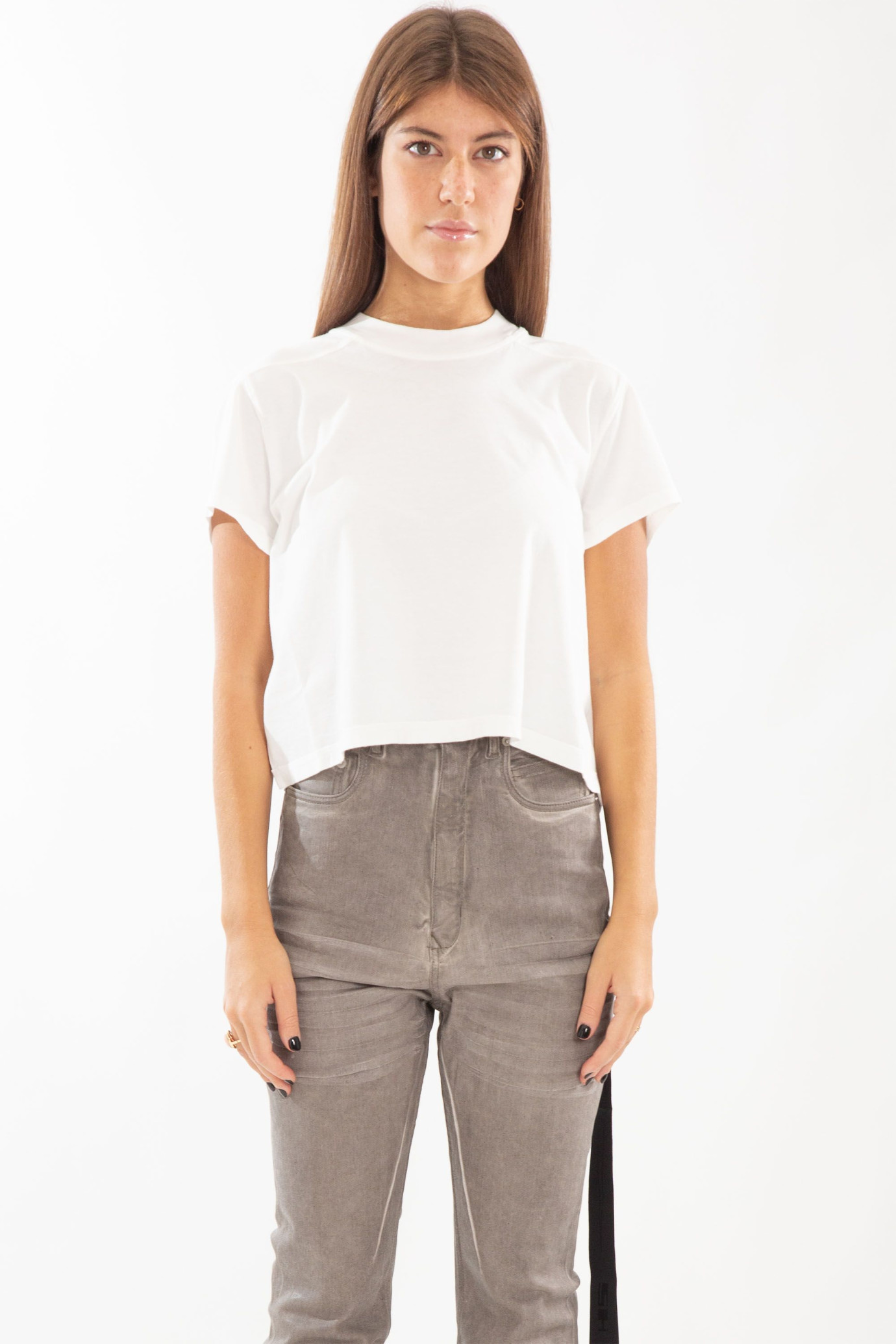 Cropped Small Level Jersey Tee