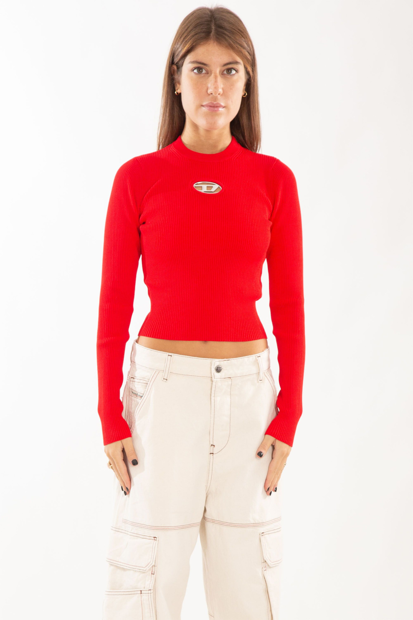 M-Valari Metal D Ribbed Sweater