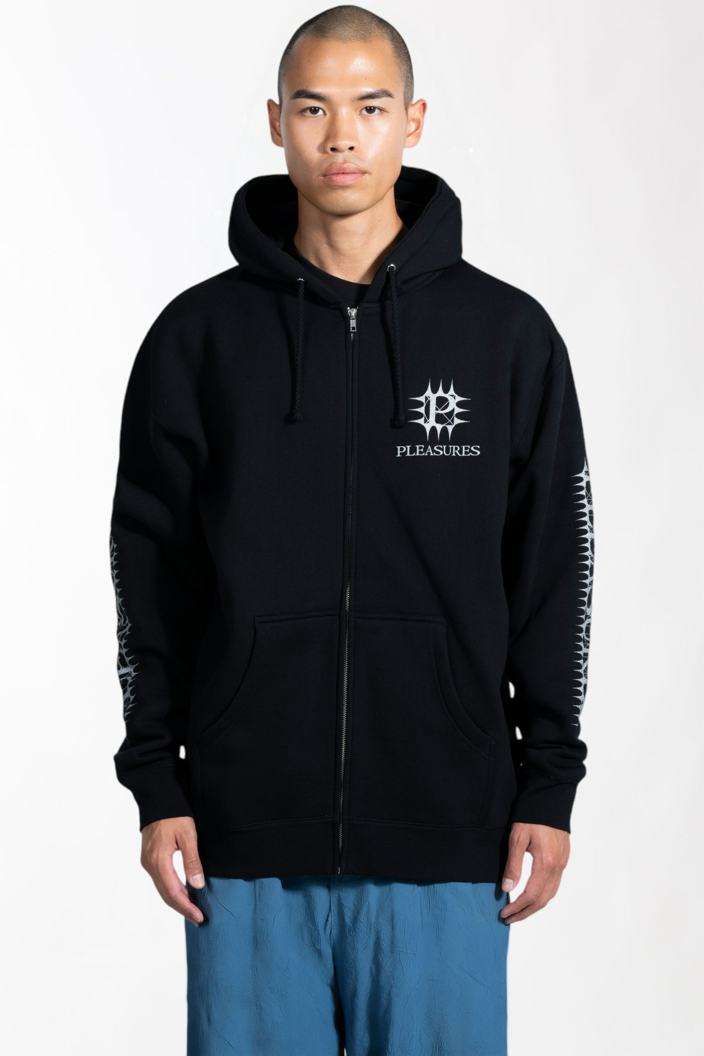 Spike Zipped Hoodie