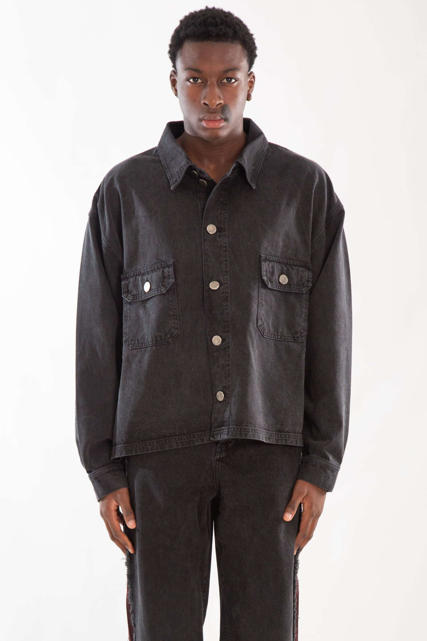 Slope Denim Boxy Shirt